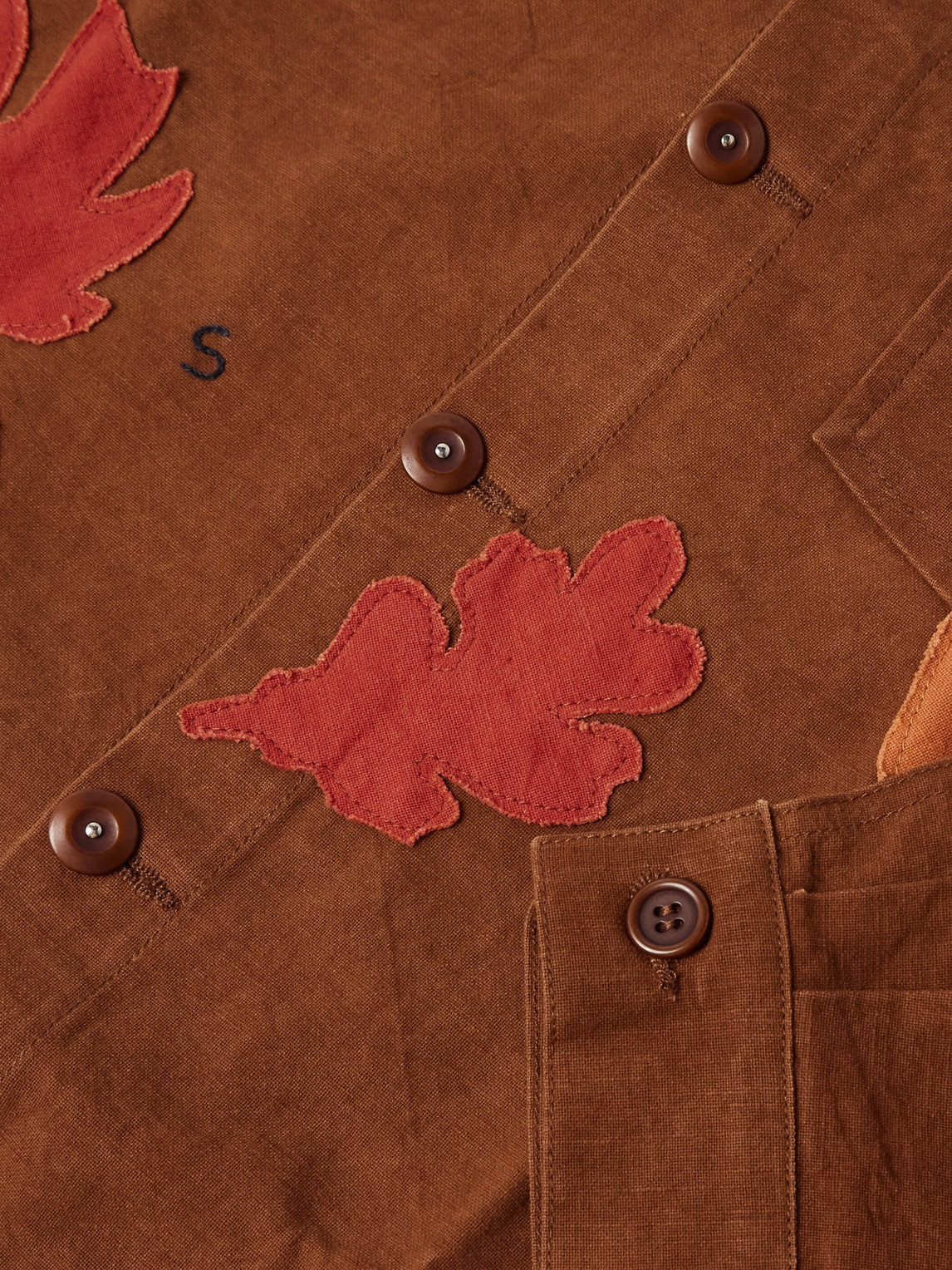 Story Mfg. Second Autumn Appliquéd Organic Cotton Jacket