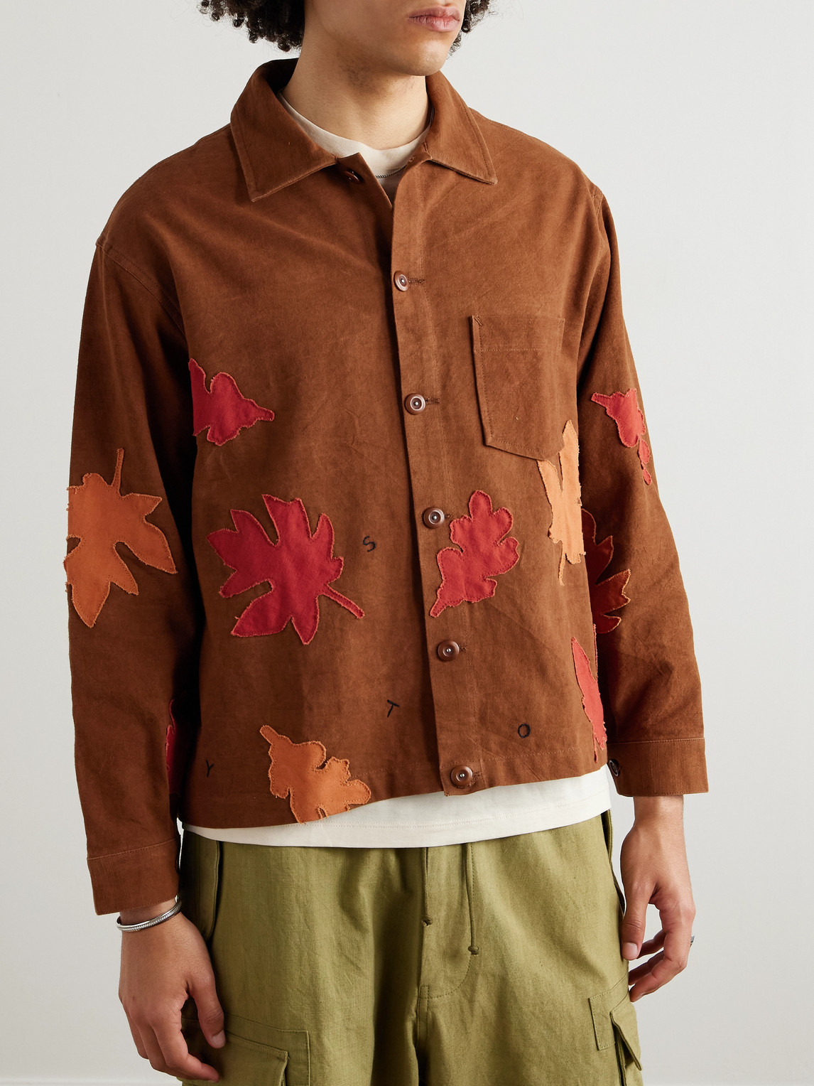 Story Mfg. Second Autumn Appliquéd Organic Cotton Jacket