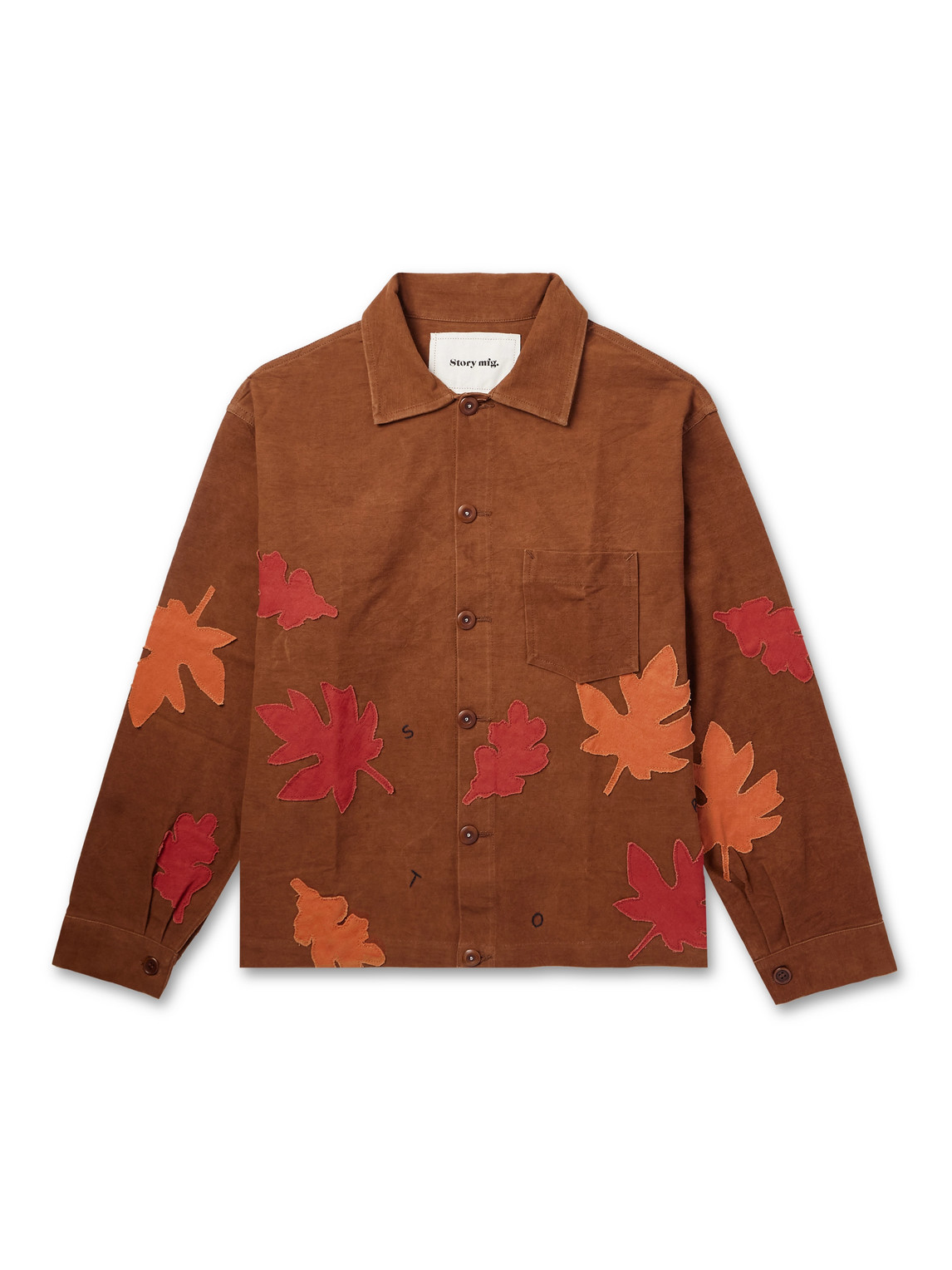 Story Mfg. Second Autumn Appliquéd Organic Cotton Jacket