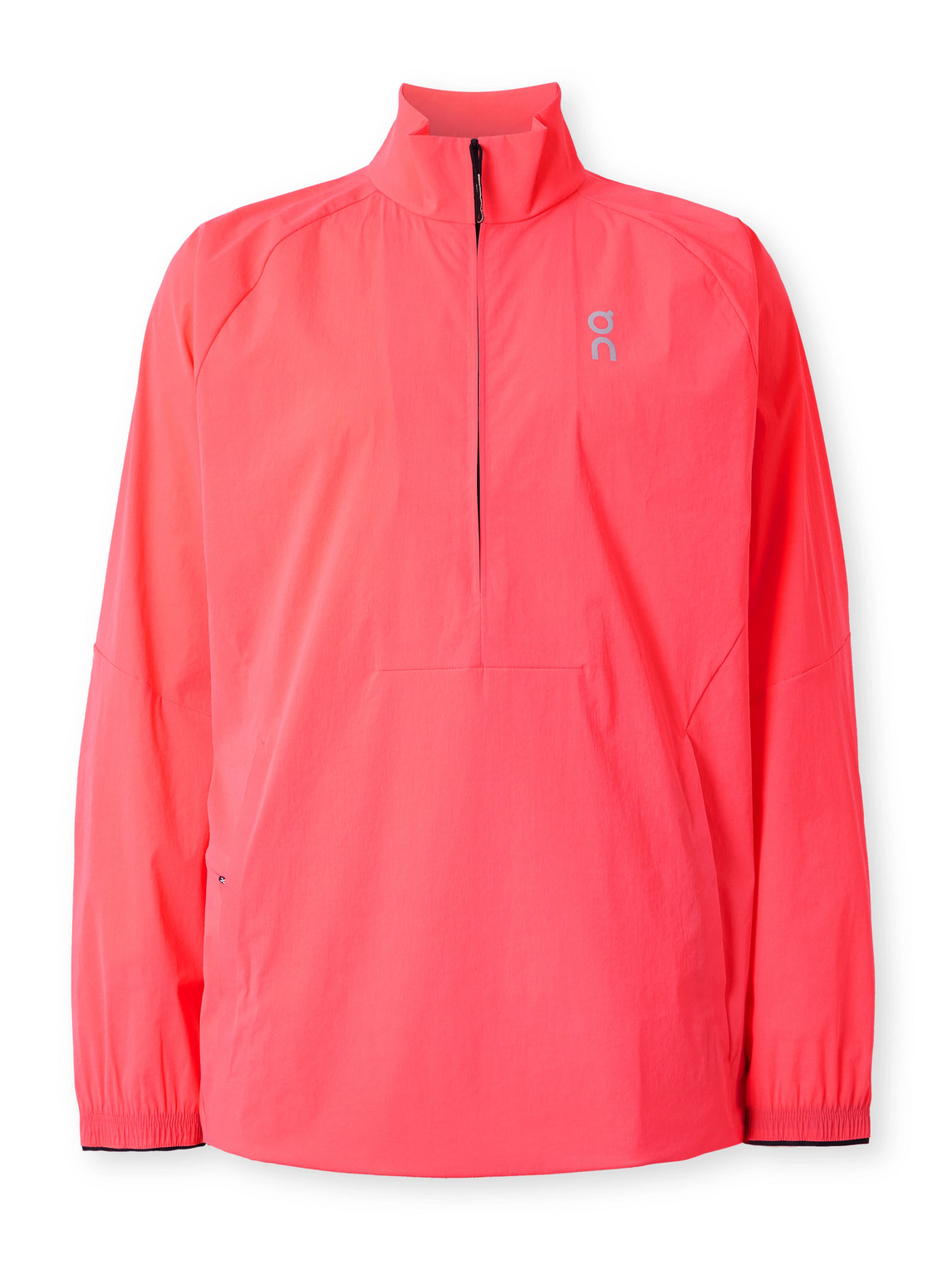 All-Day Logo-Print Shell Half-Zip Jacket