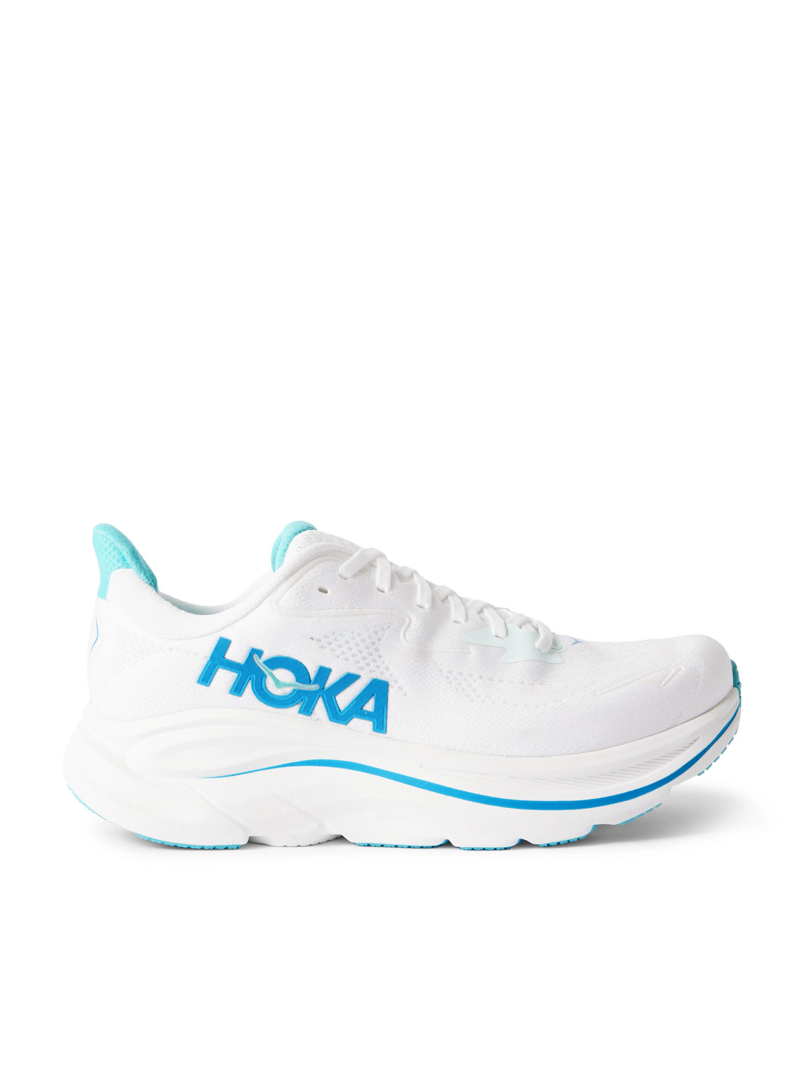 Hoka Clifton 10 1162030-wky Sneaker White Running Shoes Tf9347 In White