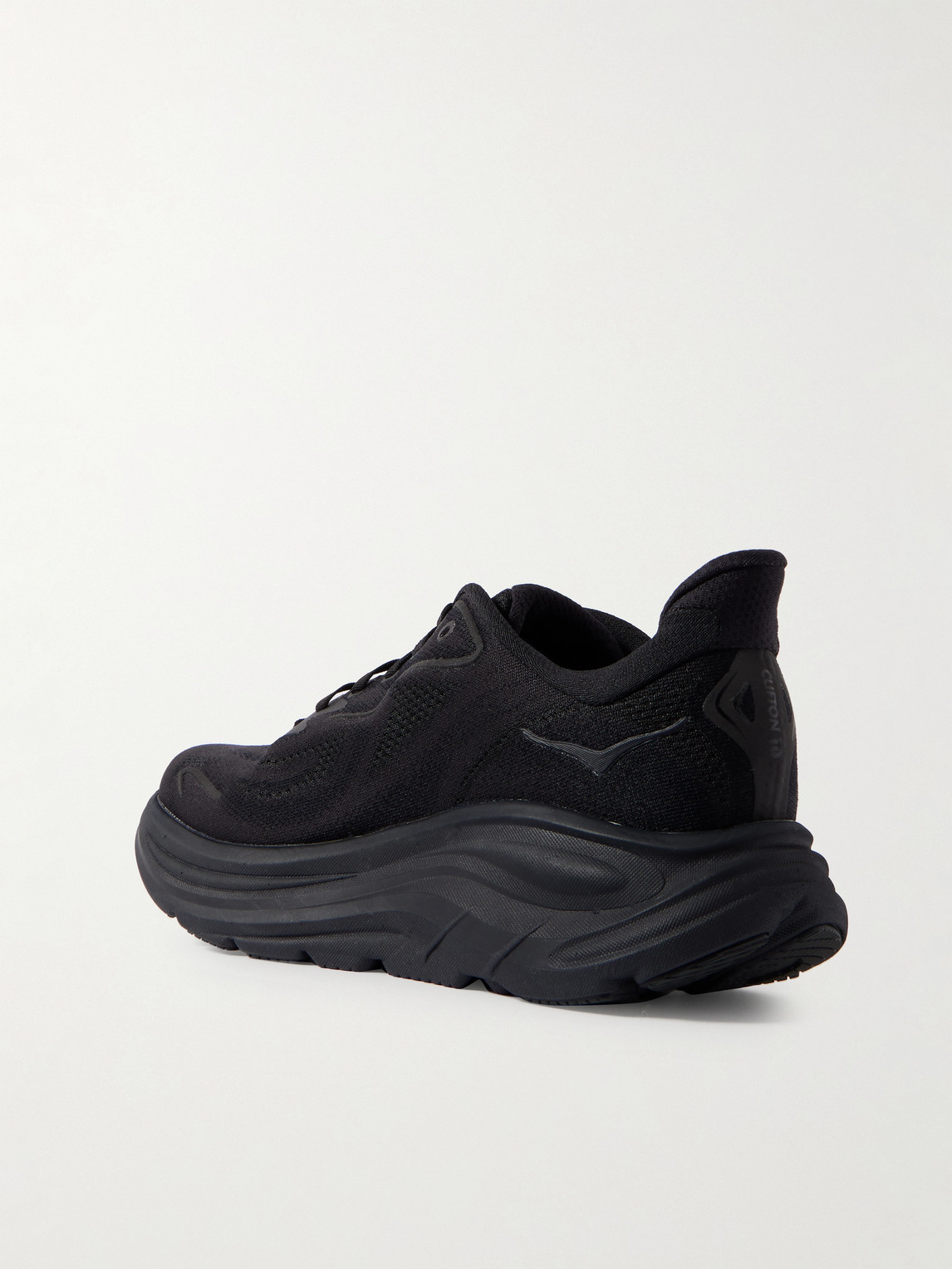 Hoka One One W Clifton 9 Woman Sneakers Black Size 7.5 Textile Fibers