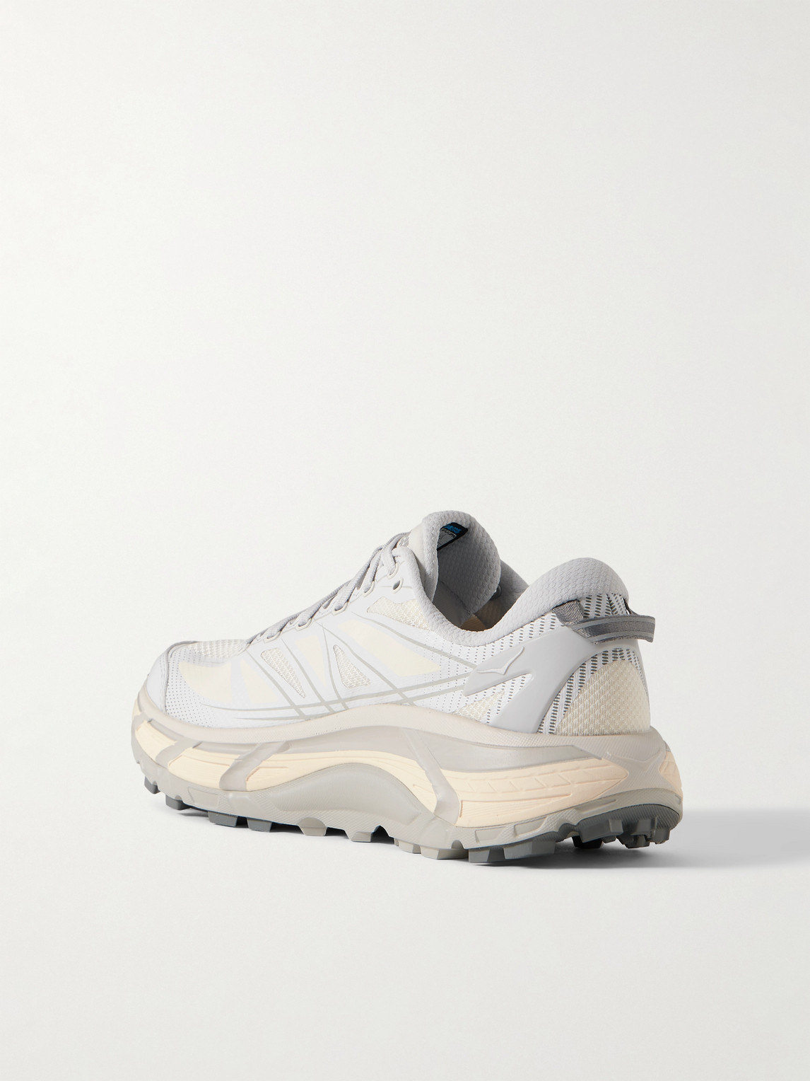 Hoka Mafate Speed 2 Rubber And Mesh Running Sneakers In Gray