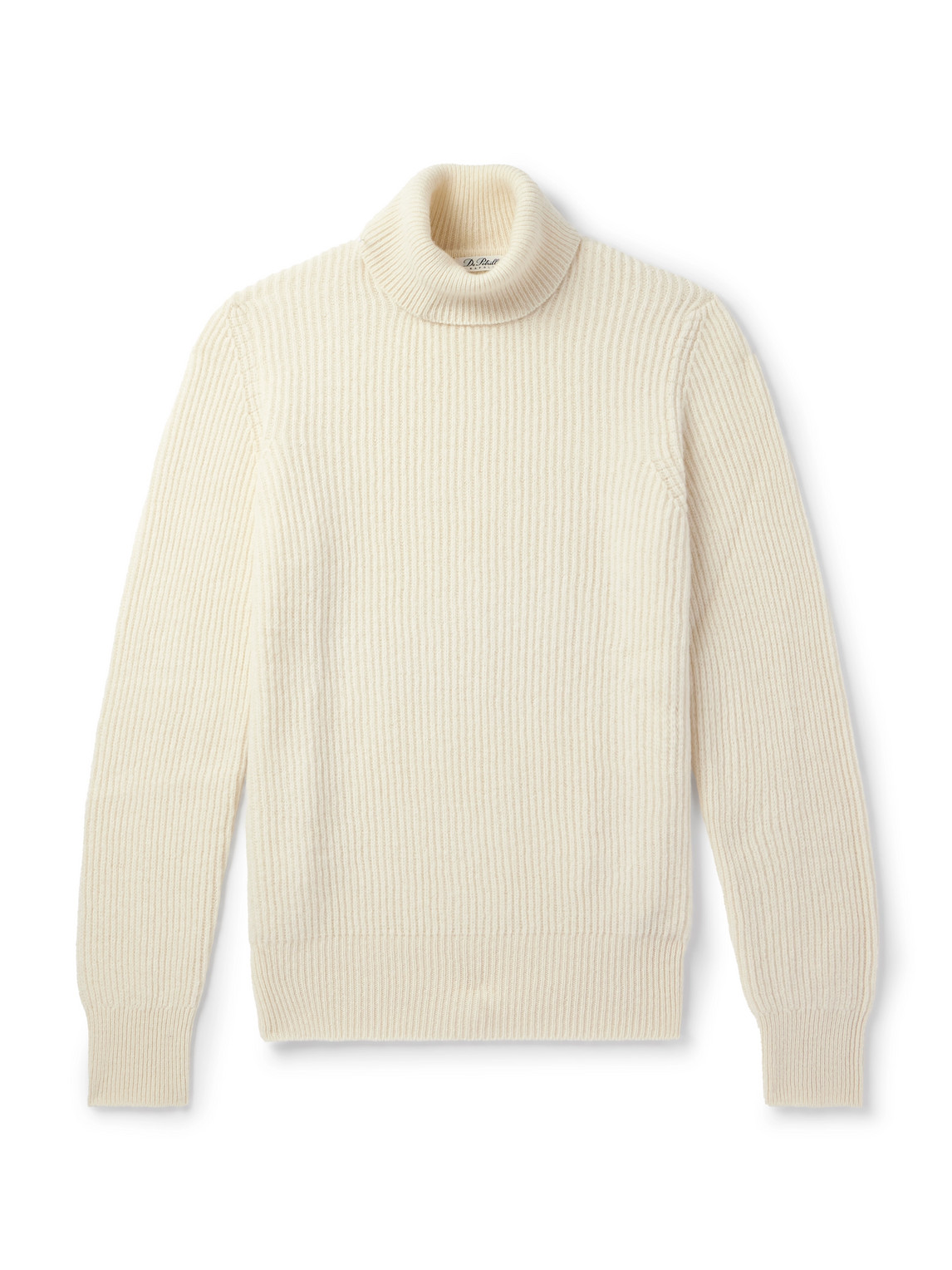 Slim-Fit Ribbed Merino Wool and Cashmere-Blend Rollneck Sweater