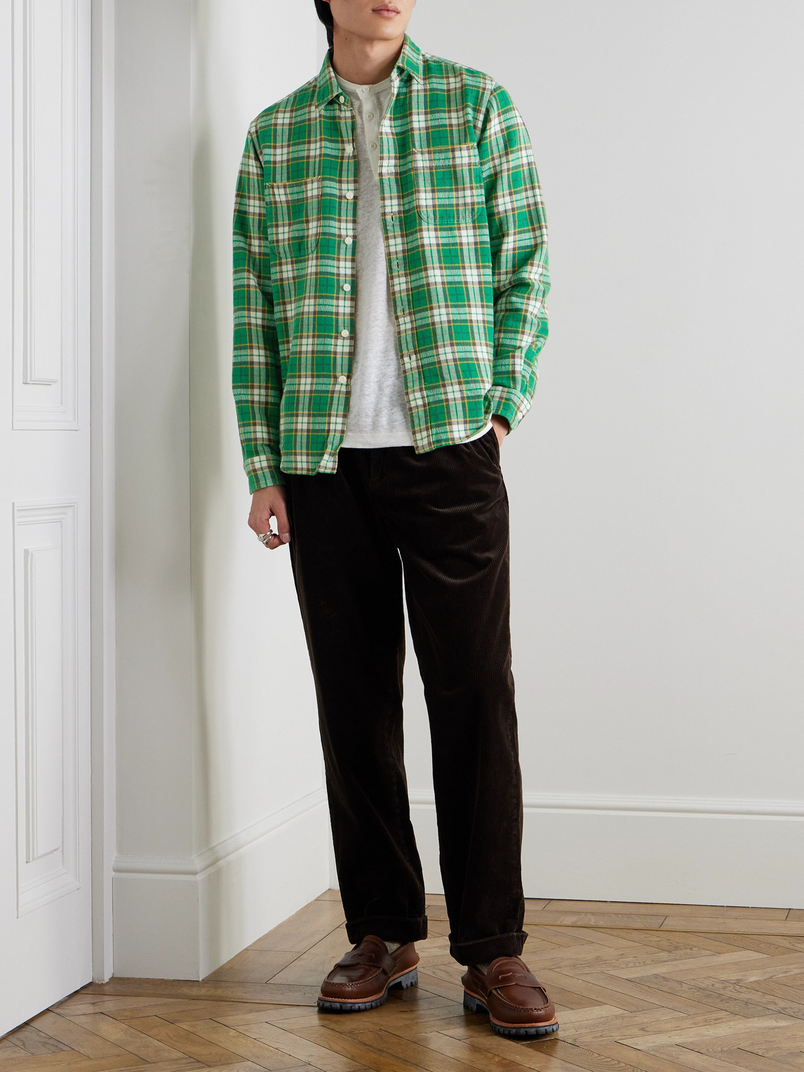 Polo Country Checked Cotton-Flannel Shirt — 2
