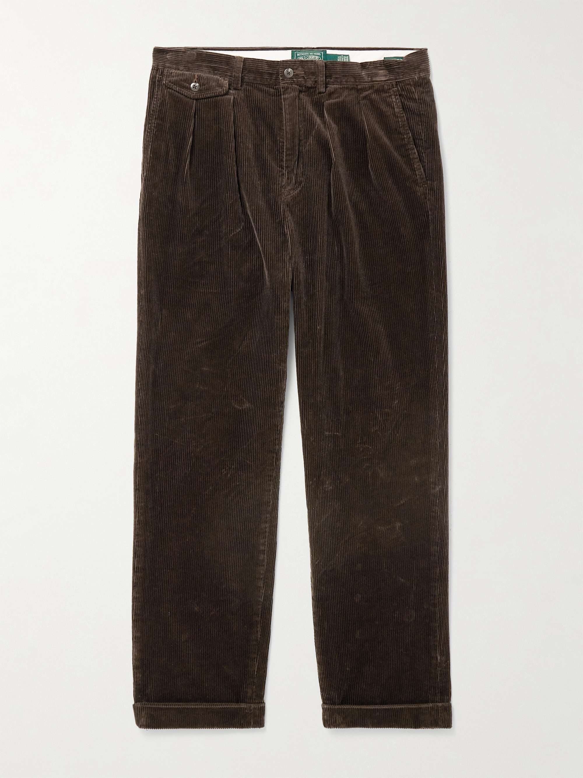 おすすめ POLO RALPH LAUREN Polo Country Slim-Fit Straight-Leg Pleated パンツ
