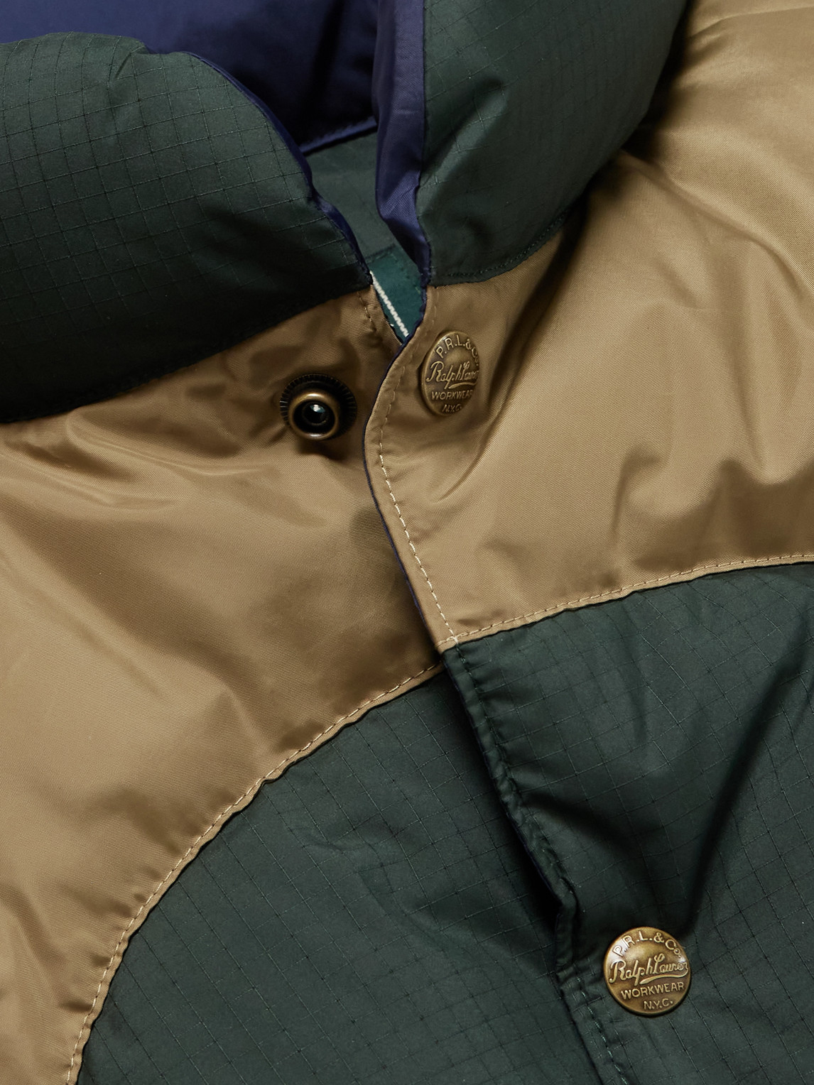 Polo Ralph Lauren Polo Country Shell-trimmed Quilted Recycled-ripstop Jacket In Green