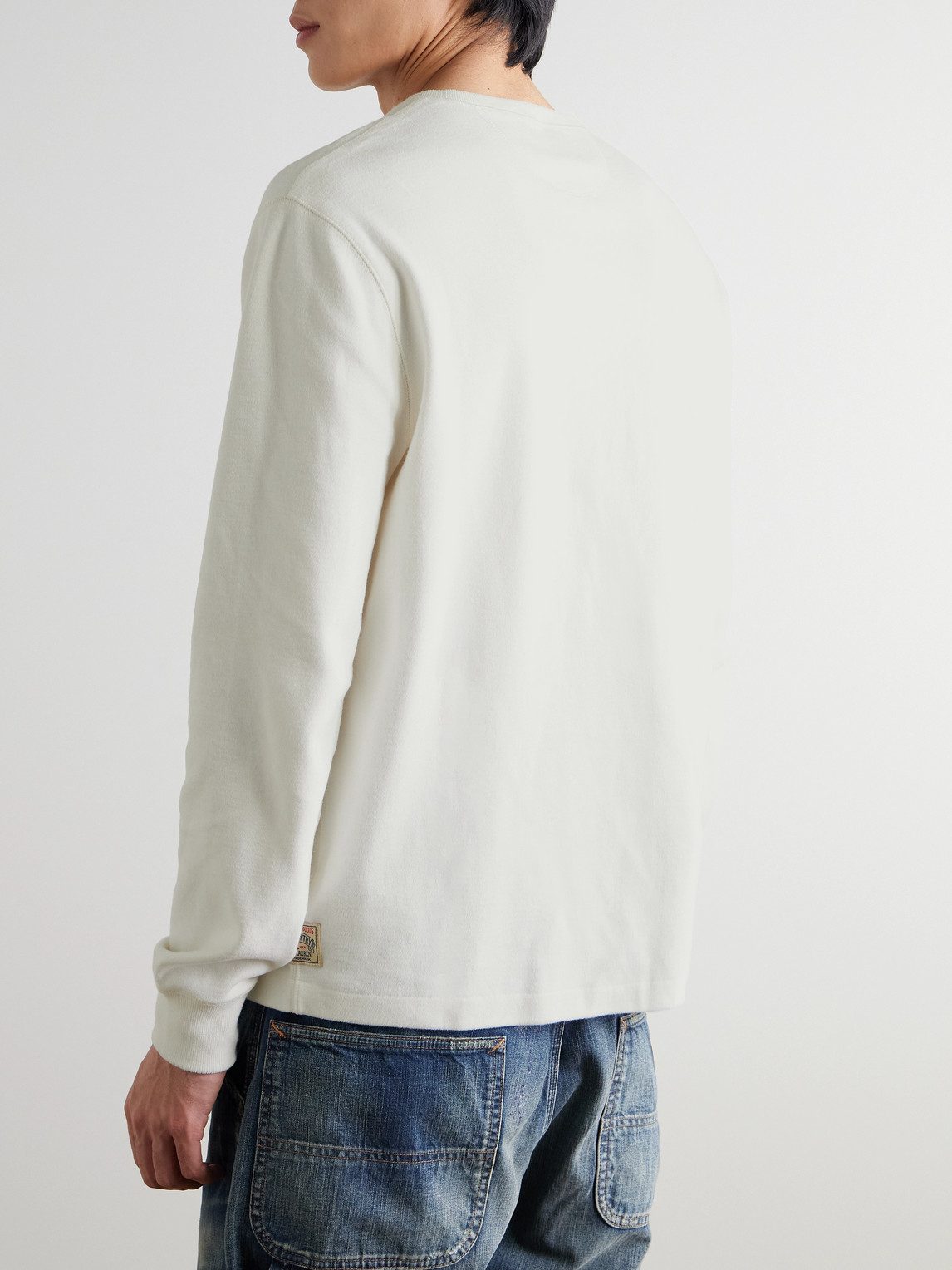 Polo Ralph Lauren Cotton Henley Long-sleeve T-shirt In Neutrals