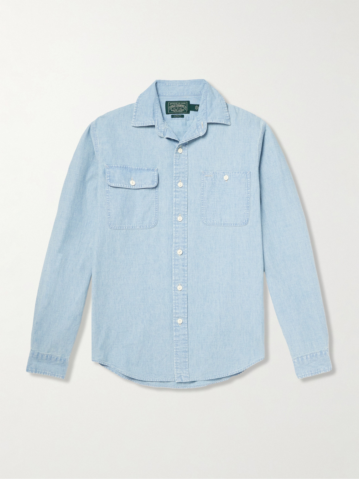 Polo Country Logo-Print Denim Shirt