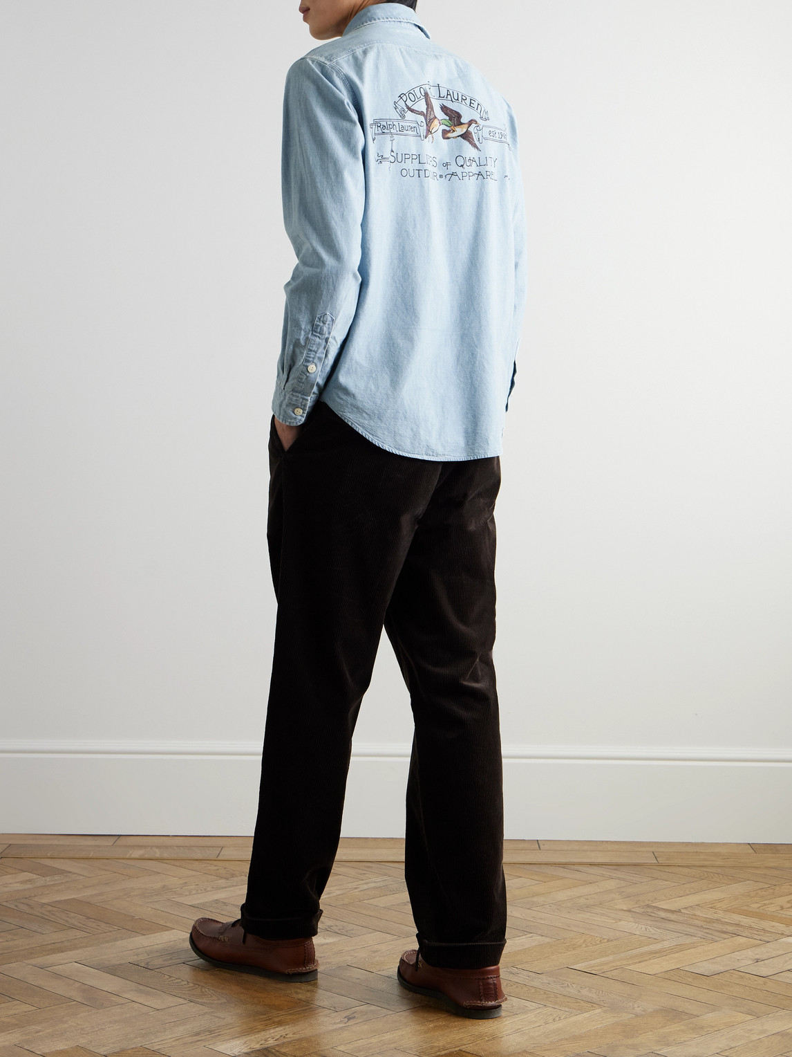 Polo Country Logo-Print Denim Shirt — 2