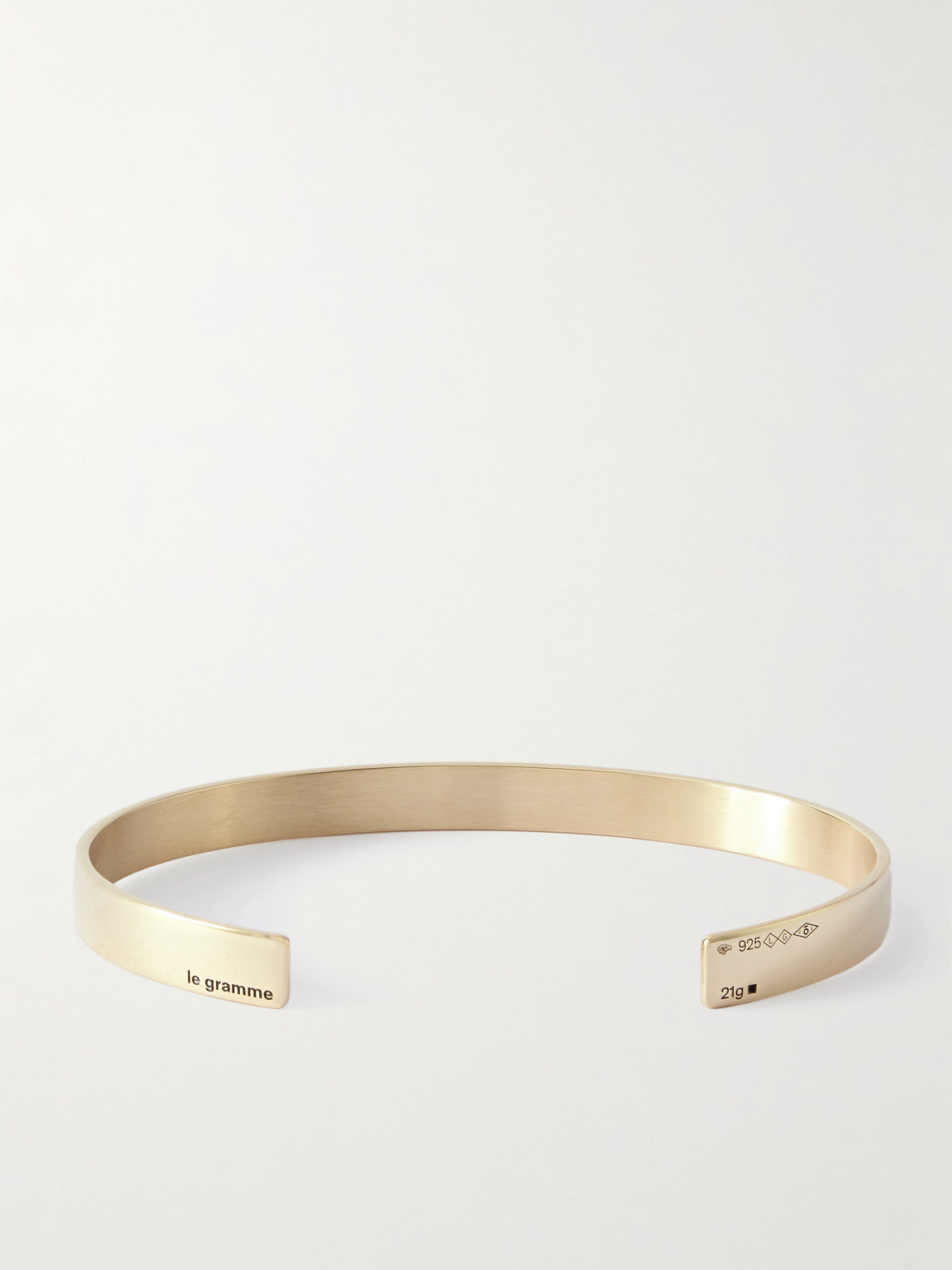 Le Gramme Le 21 18-karat Gold Cuff