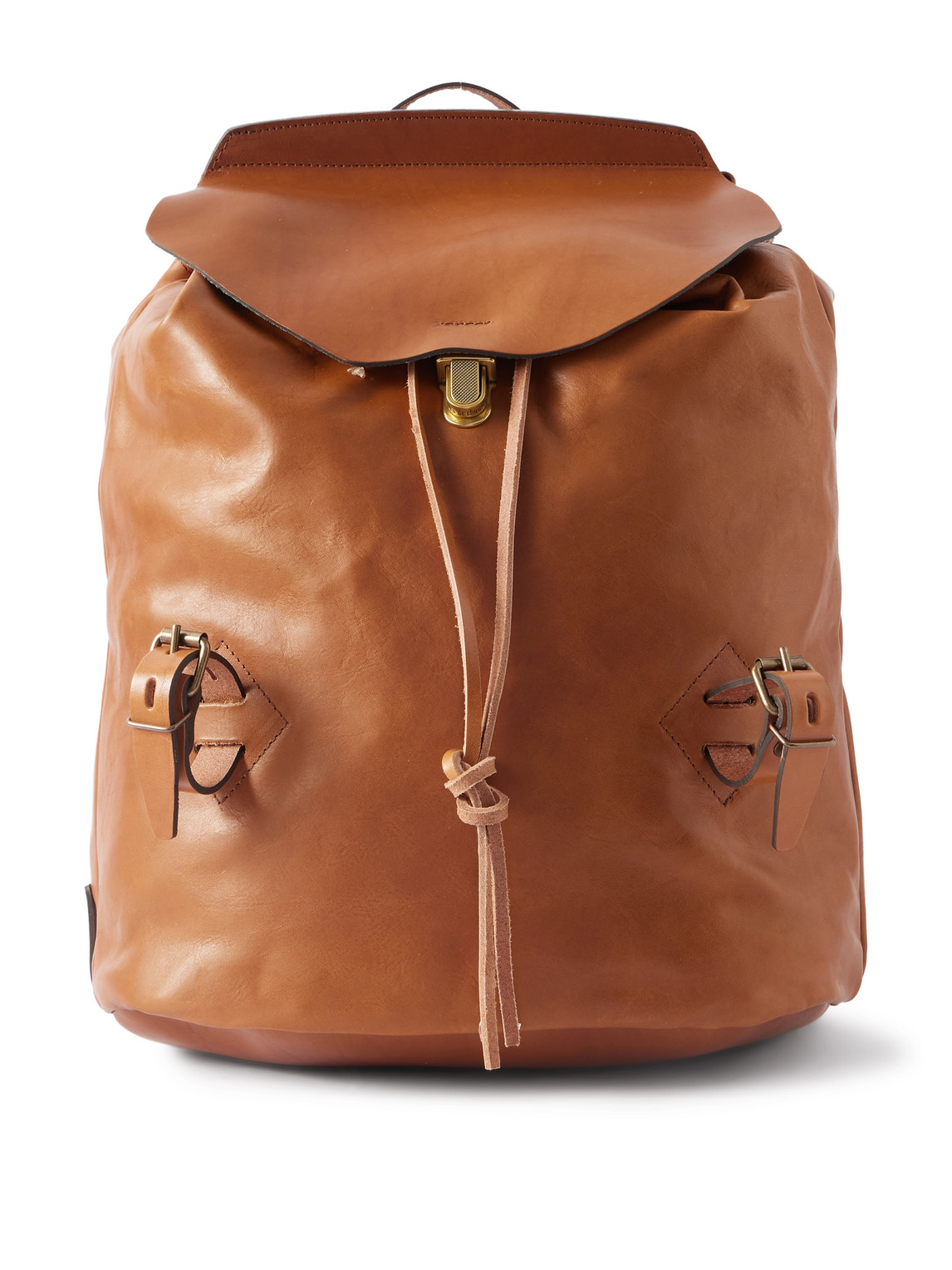 Bleu De Chauffe Zibeline Leather Backpack