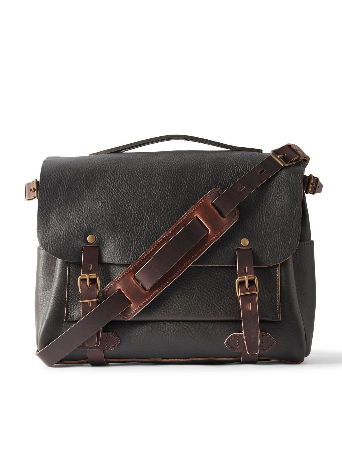 Eclair Full-Grain Leather Messenger Bag