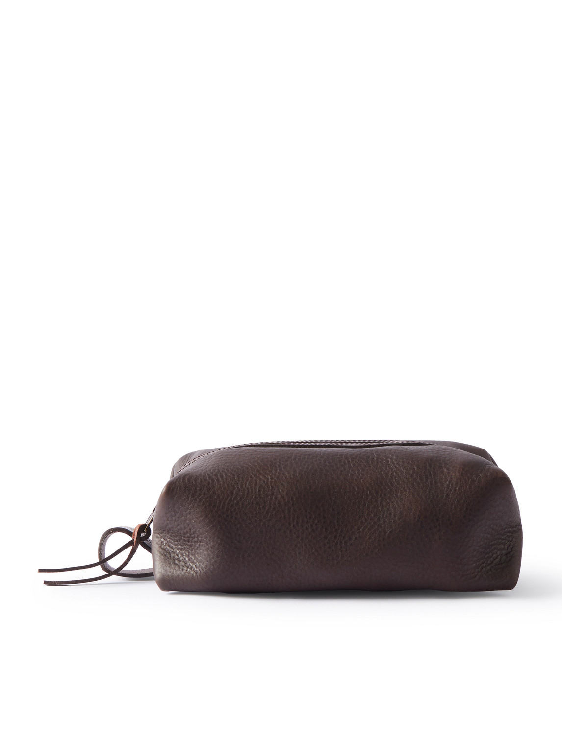 Zazou Full-Grain Leather Wash Bag
