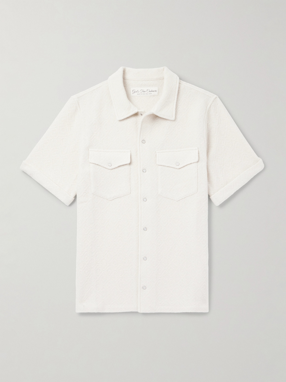 God's True Cashmere Cashmere-Jacquard hirt - Men