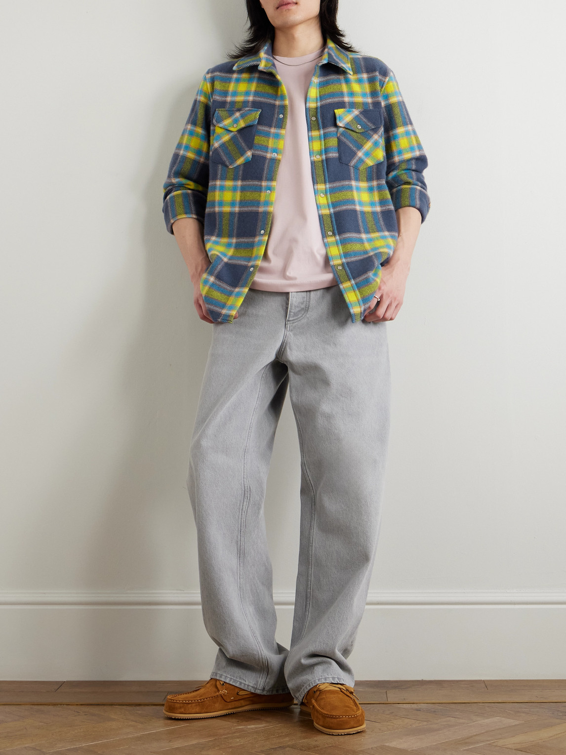 Explorer Checked Cashmere Shirt — 2