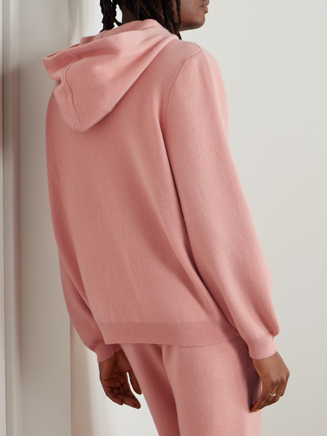 God's True Cashmere Wanderer Embellished Cashmere Hoodie In Pink