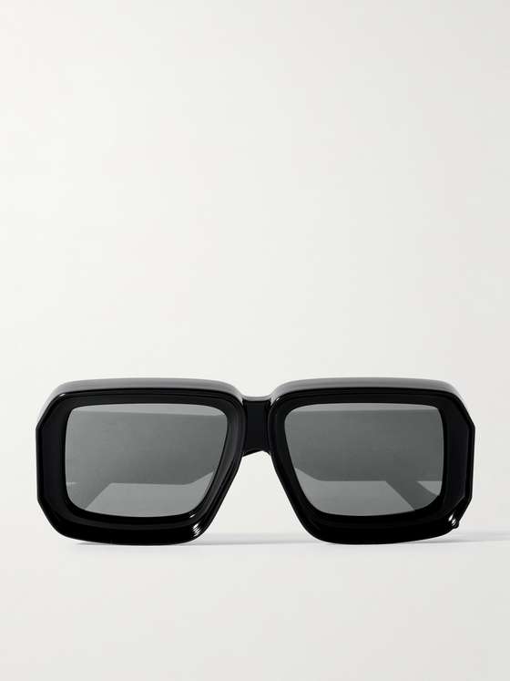 Loeweeyewear + Paula's Ibiza Dive In Square-Frame Injected Acetate Sunglasses
