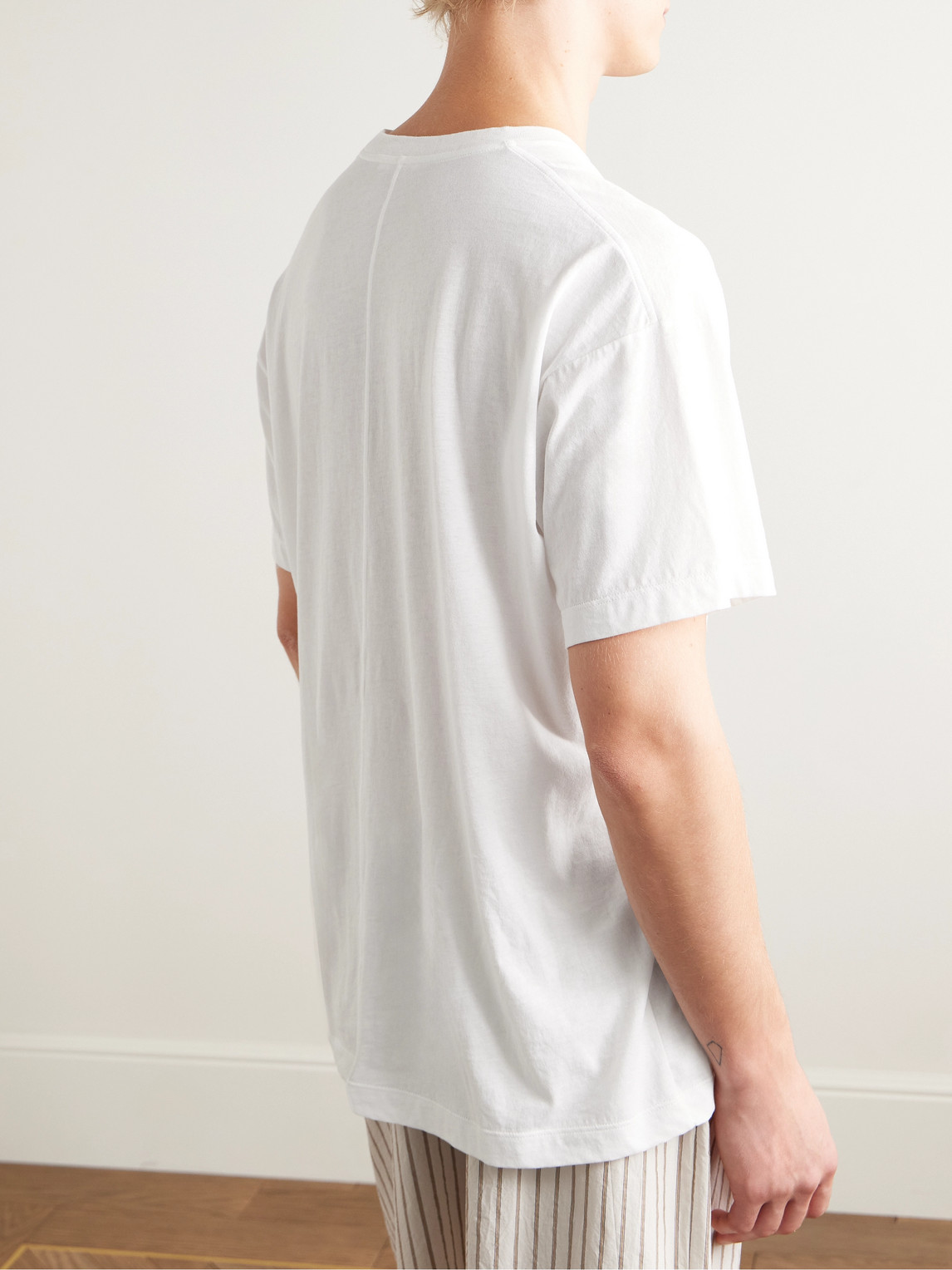 The Row Luke Soft Supima Cotton Jersey T-shirt