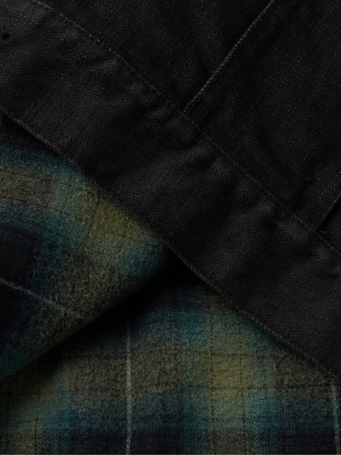 The Row Joret Corduroy-trimmed Denim Jacket
