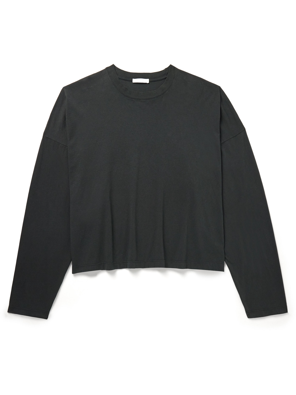 The Row Haru Organic Cotton-jersey T-shirt In Black