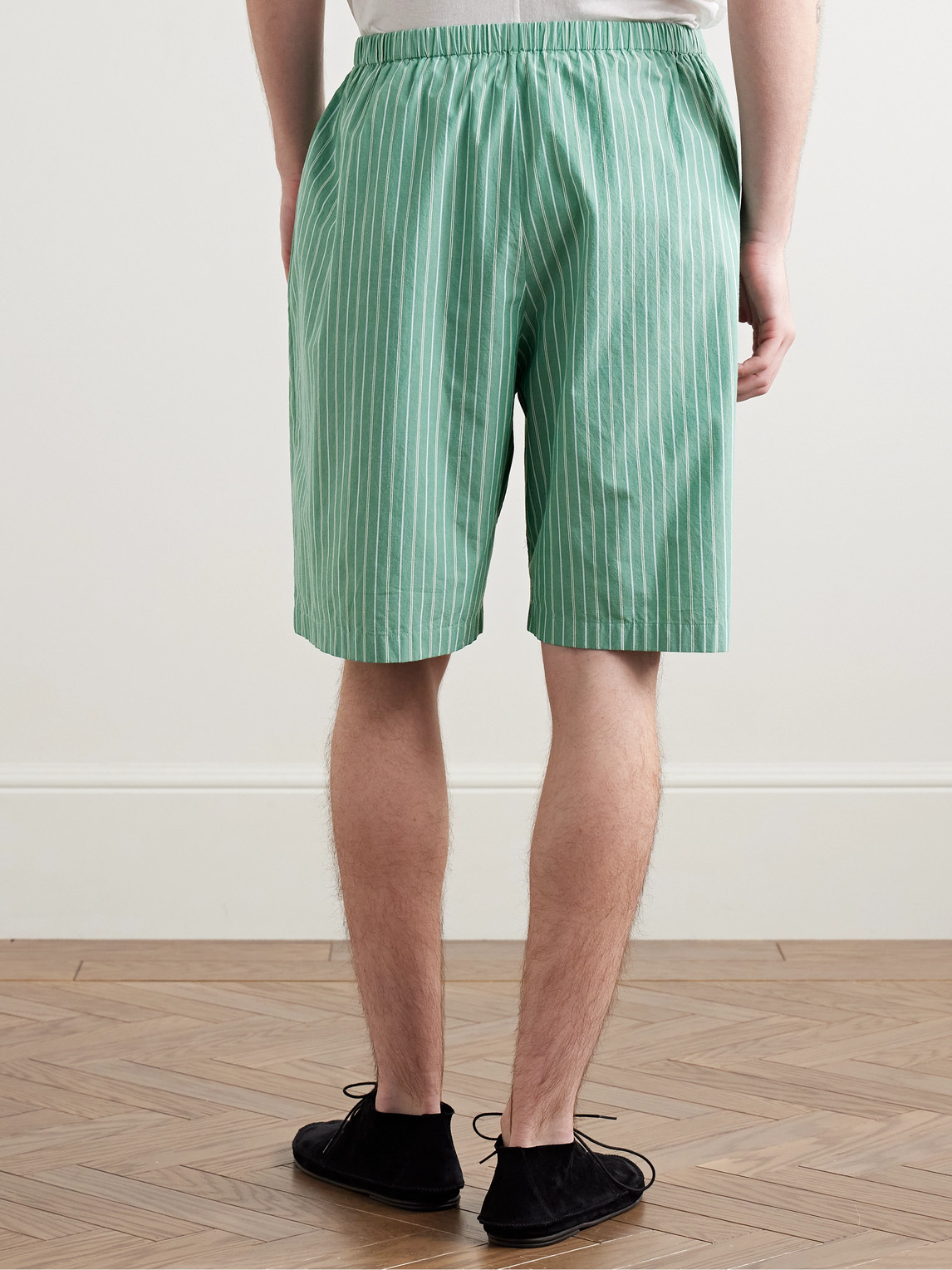 The Row Bermuda Zindel In Cotone Ricamato Uomo