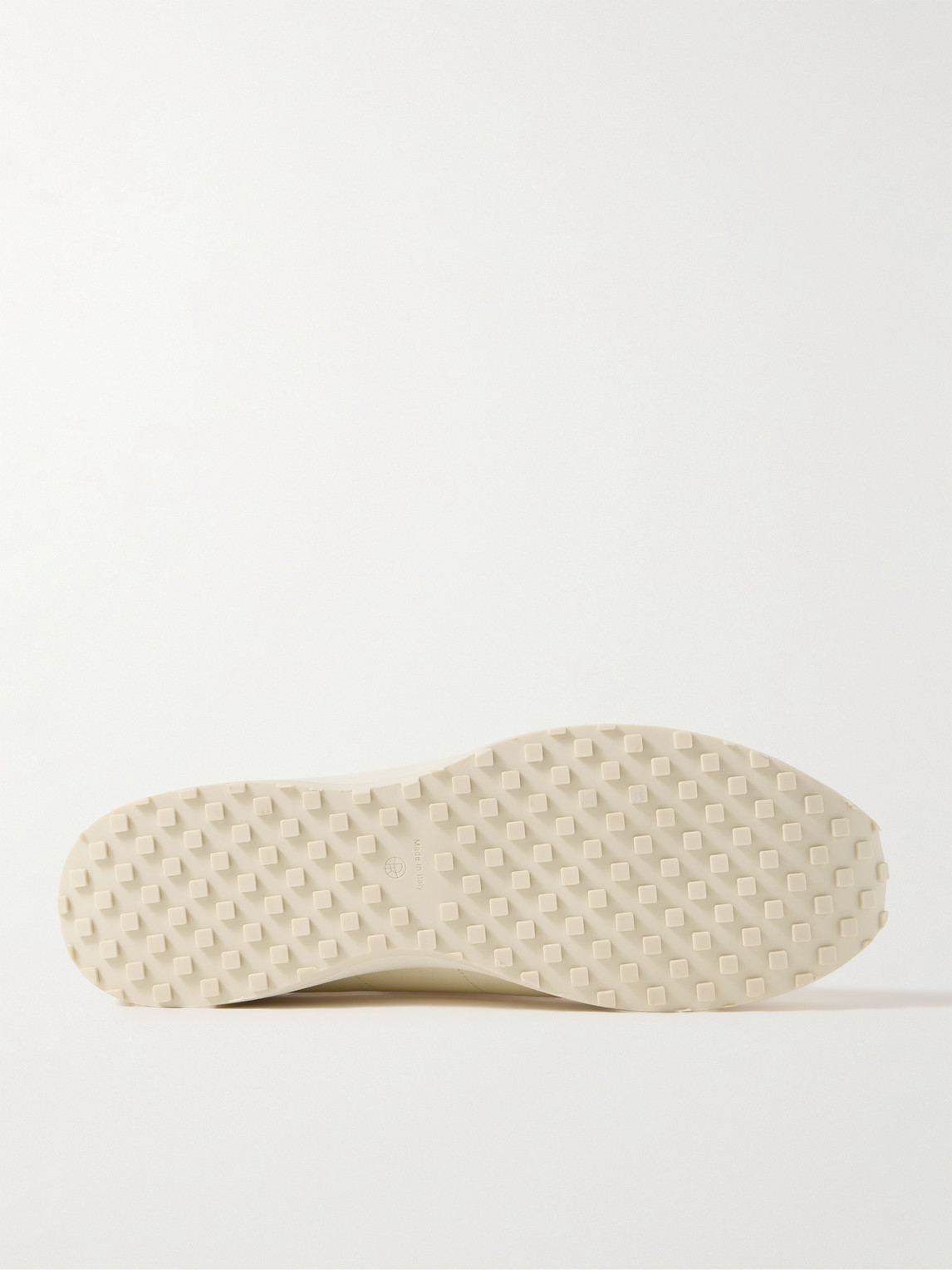 The Row Mica Leather Sneakers In Neutral