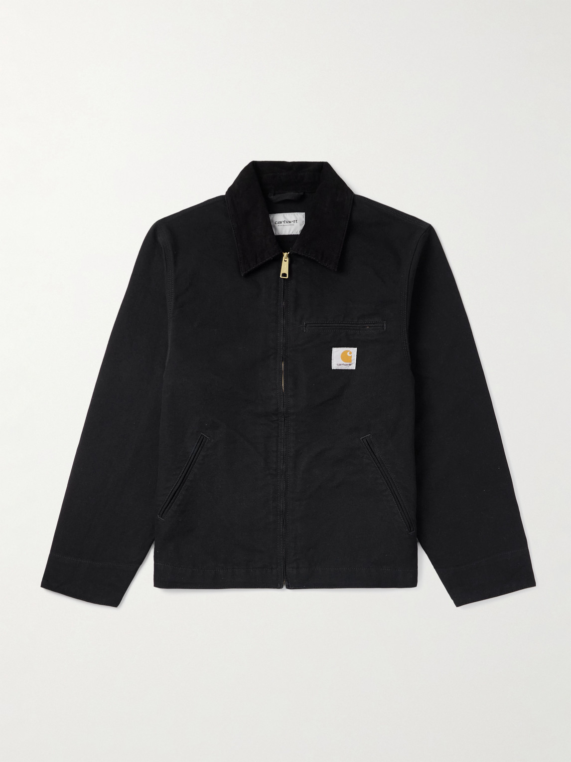 Detroit Corduroy-Trimmed Organic Cotton-Canvas Jacket