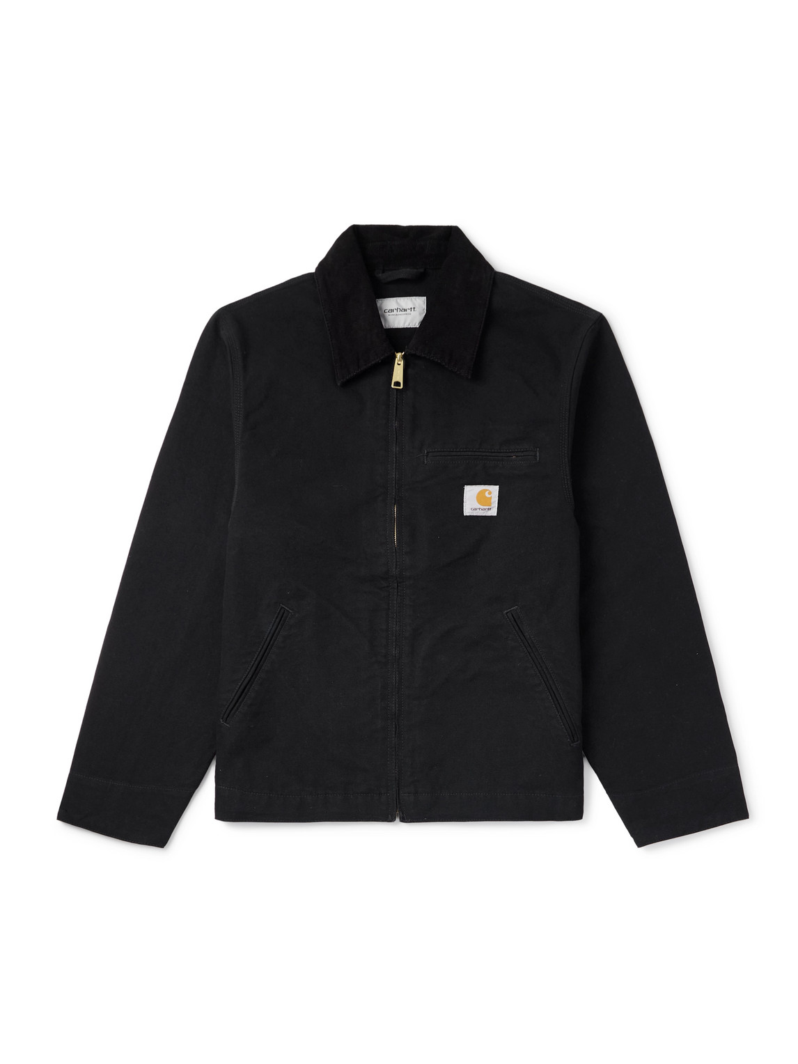 Detroit Corduroy-Trimmed Organic Cotton-Canvas Jacket