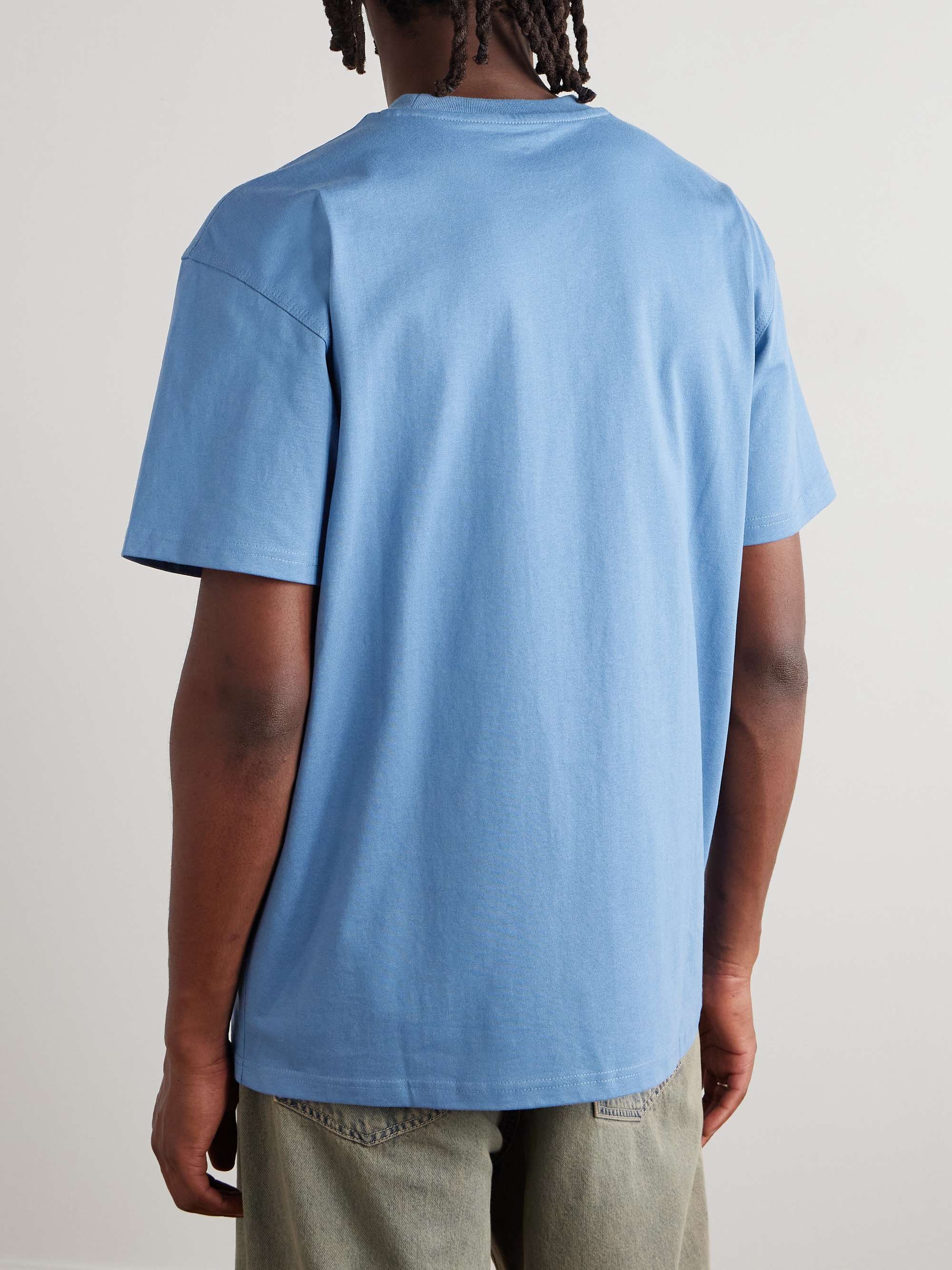 CARHARTT WIP American Script Logo-Embroidered Organic Cotton-Jersey T-Shirt