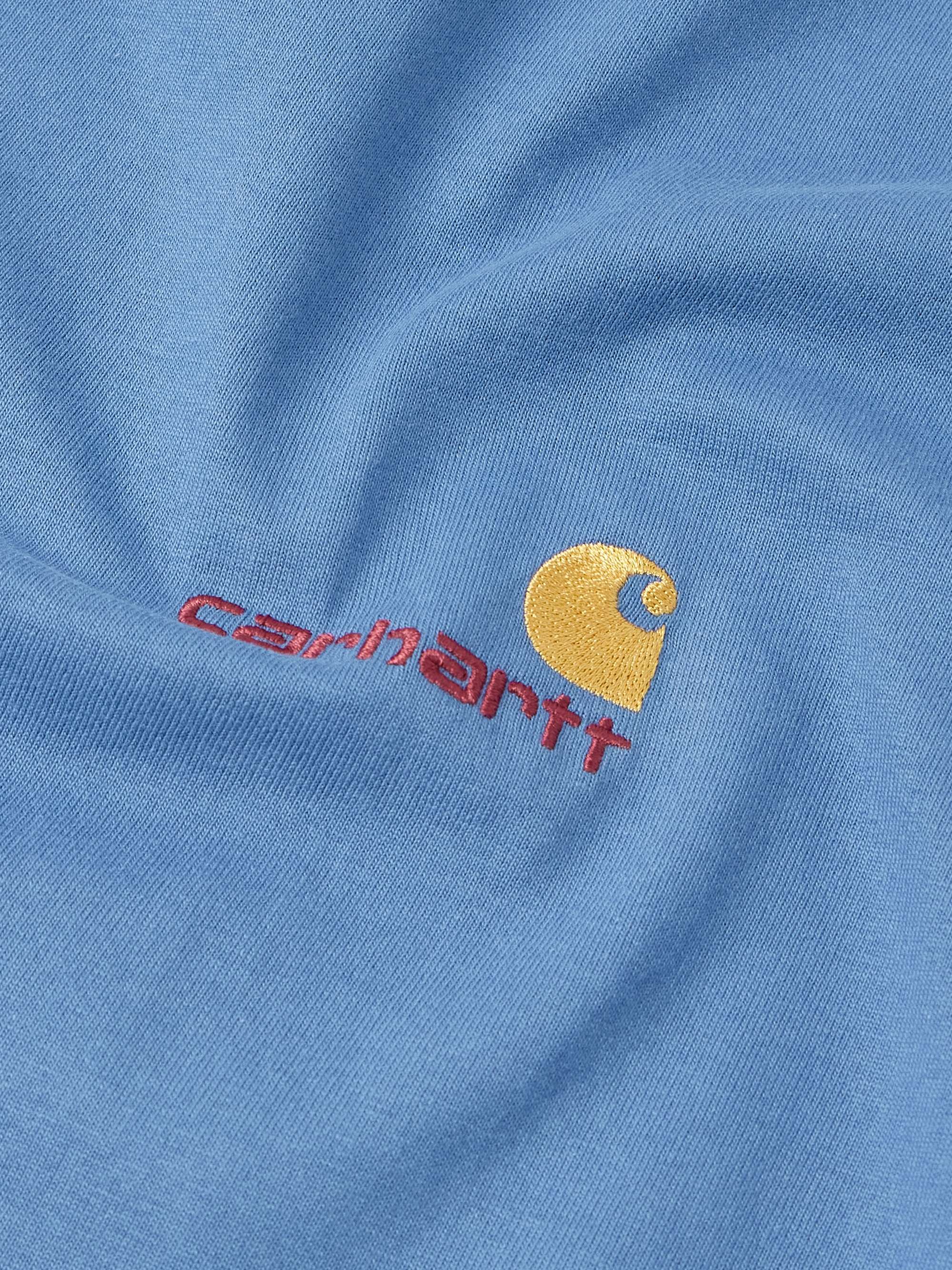 CARHARTT WIP American Script Logo-Embroidered Organic Cotton-Jersey T-Shirt