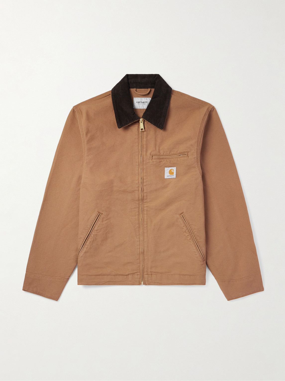 Detroit Corduroy-Trimmed Organic Cotton-Canvas Jacket