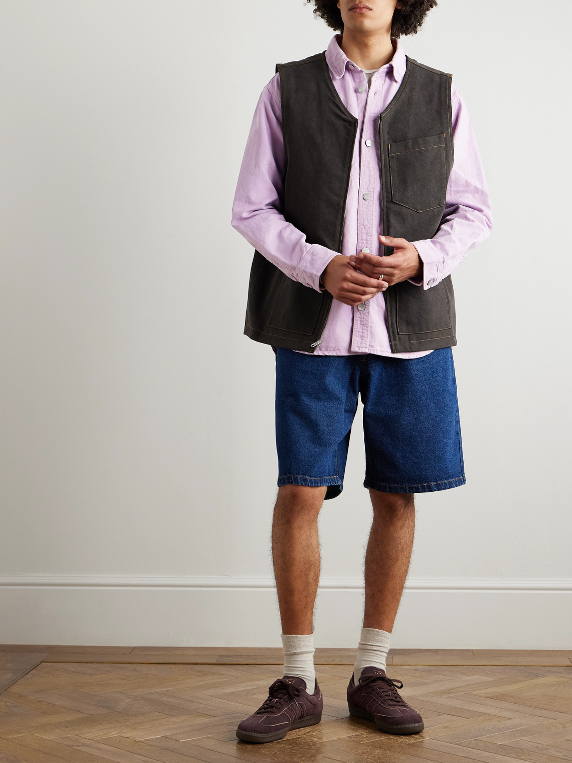 Carhartt Walter Cotton And Linen-blend Canvas Shirt Jacket