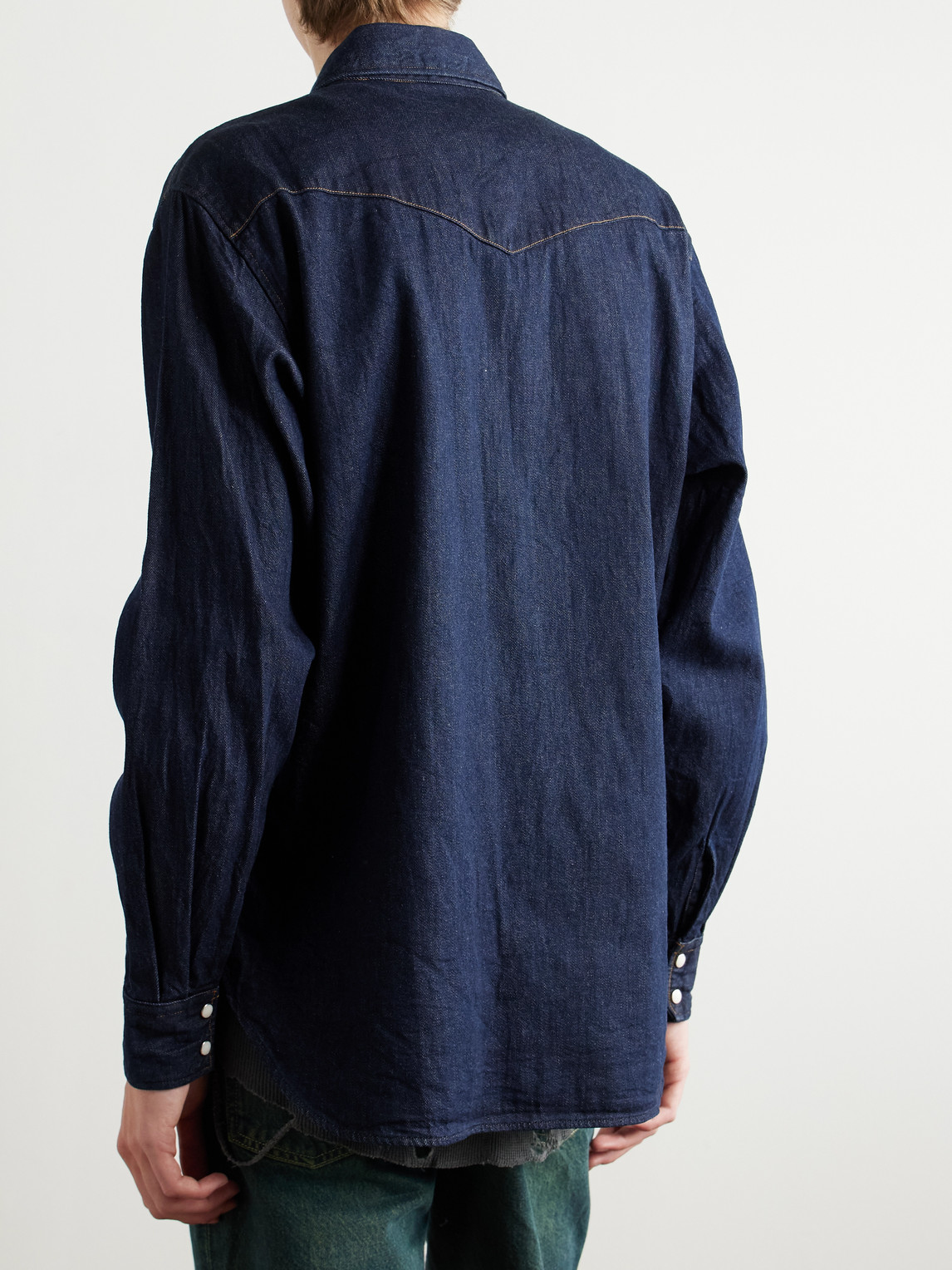KAPITAL HUSKY DENIM WESTERN SHIRT