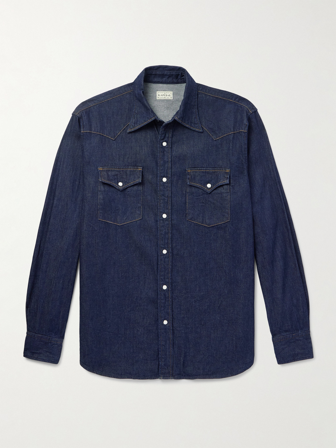 KAPITAL Husky Denim Western Shirt - Men