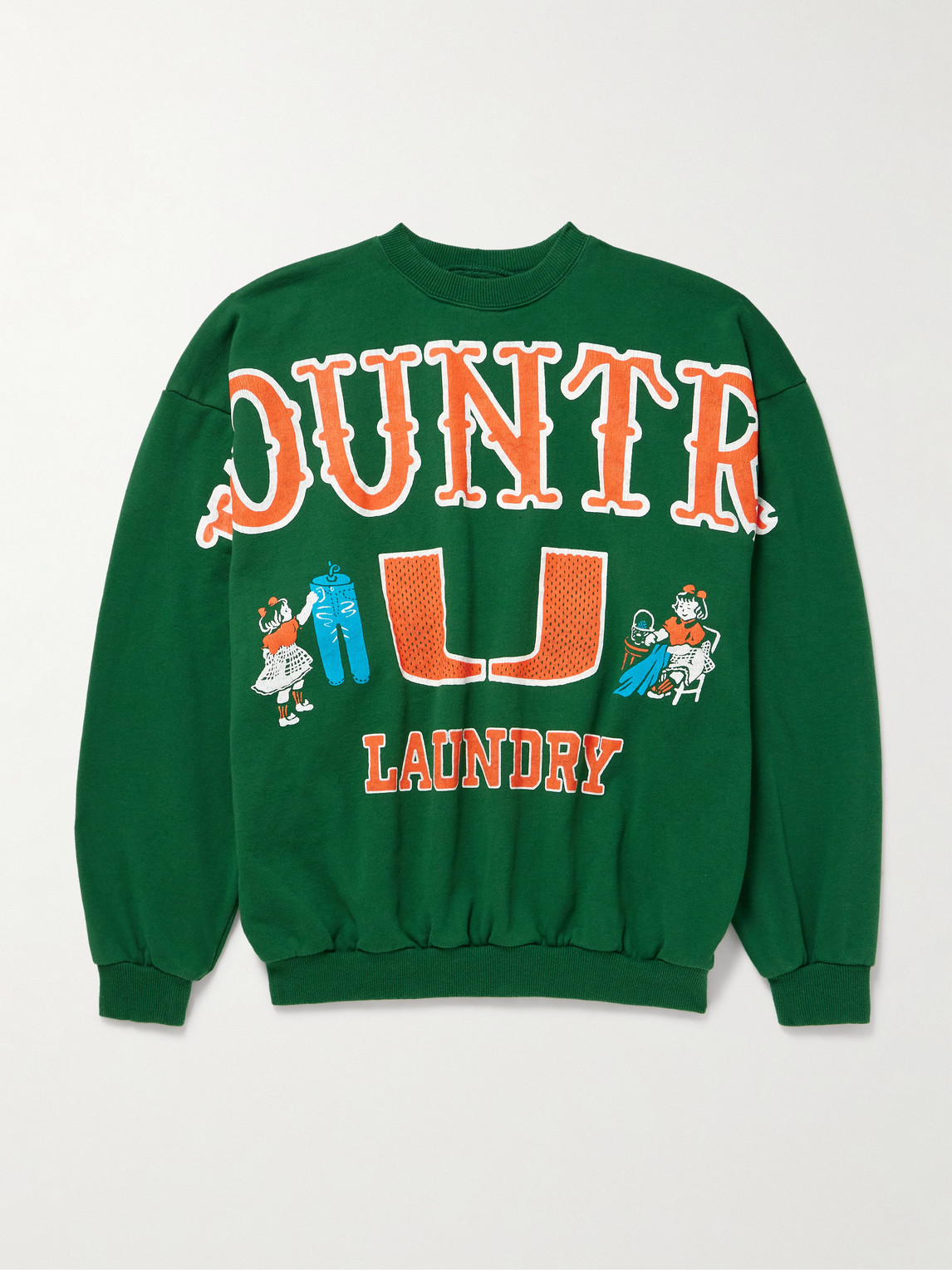 KAPITAL Printed Cotton-Jersey Sweatshirt - Men