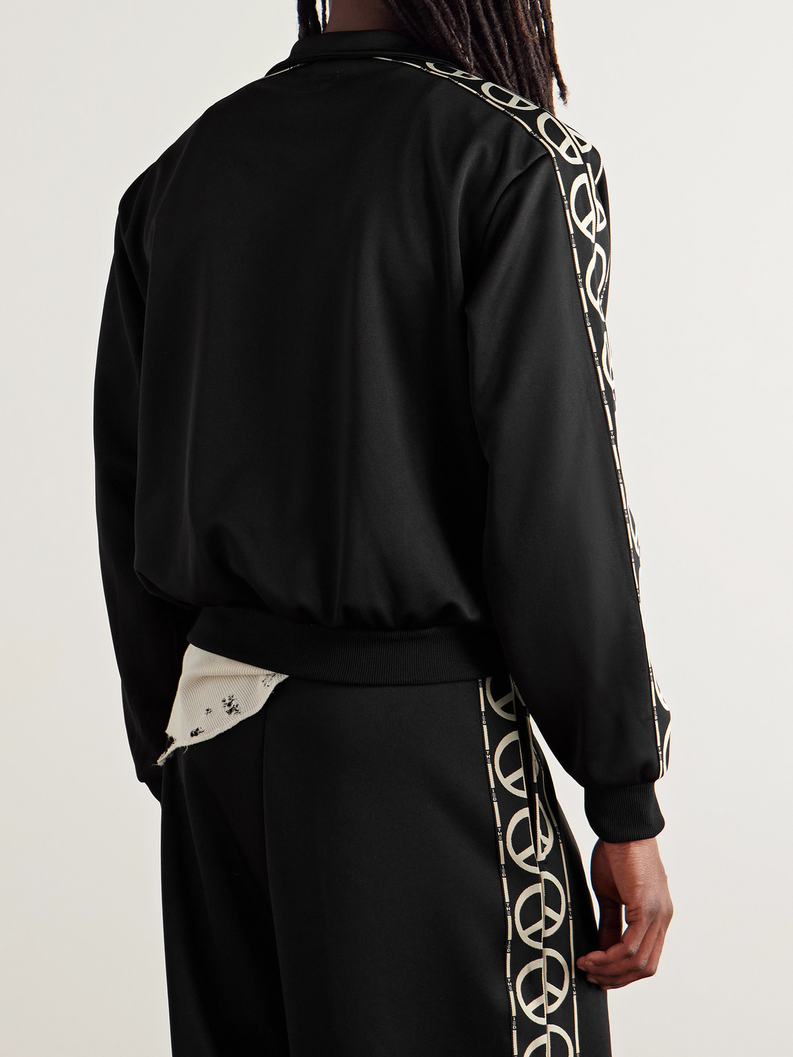 Kapital Th.d.d. Webbing-trimmed Tech-jersey Track Jacket