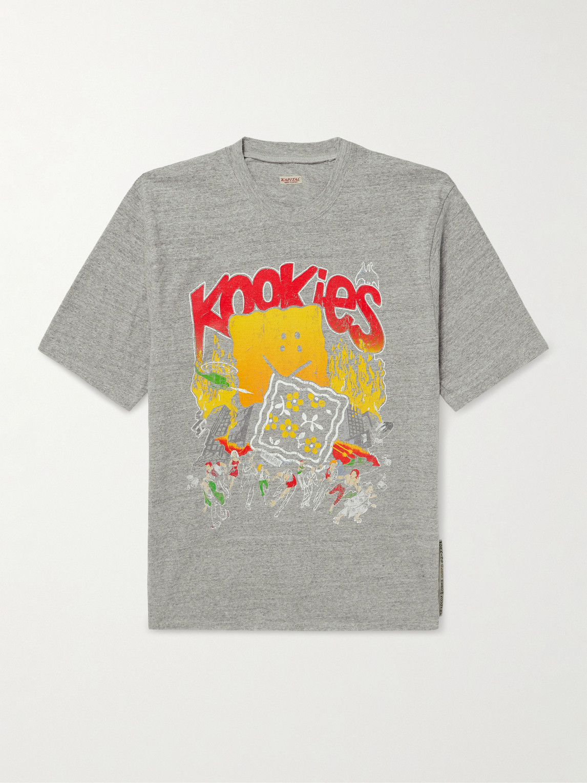 KAPITAL Buster Peckish Bowy Printed Cotton-Jersey T-Shirt - Men
