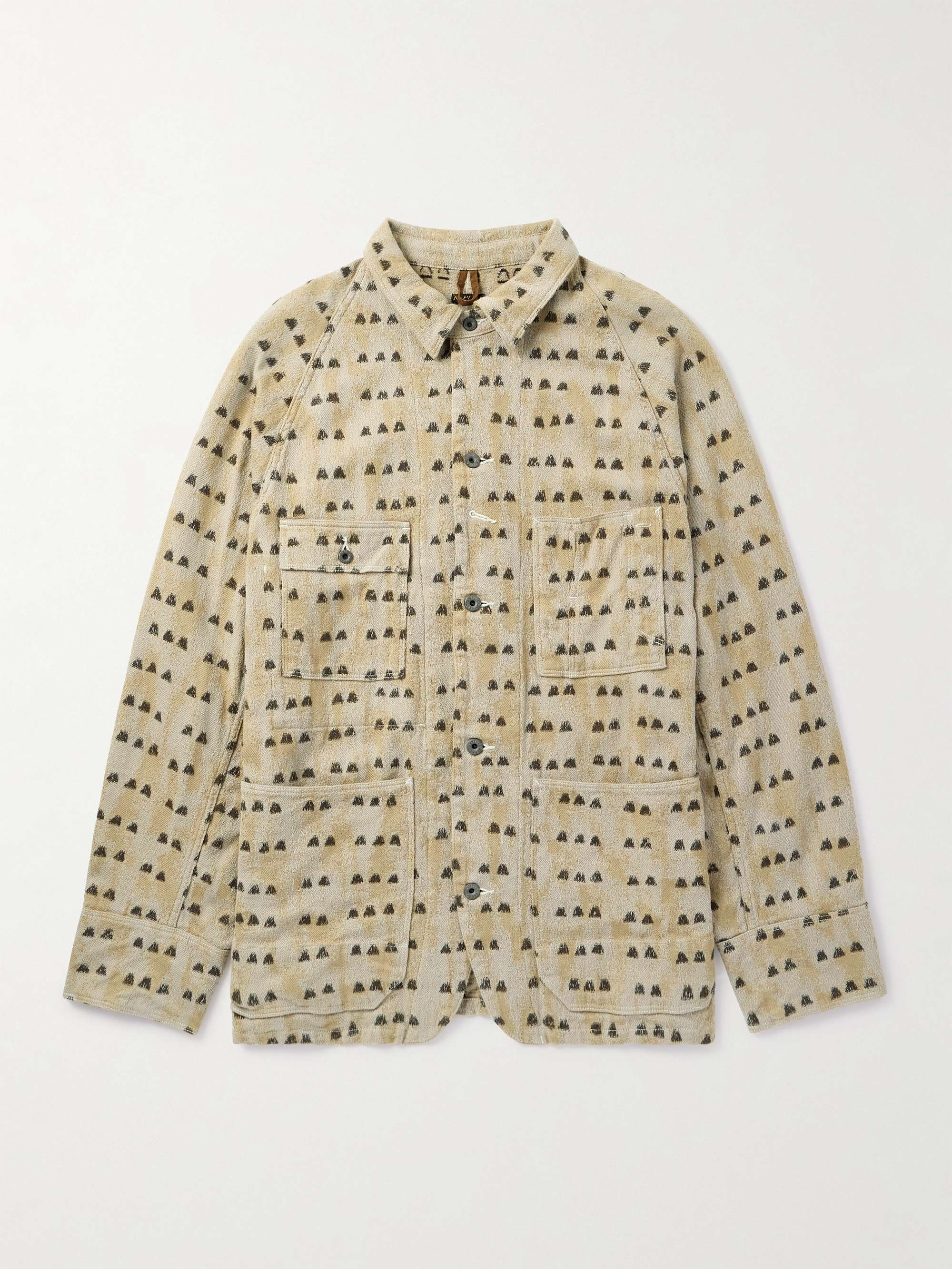 KAPITAL Cotton-Jacquard Overshirt for Men | MR PORTER
