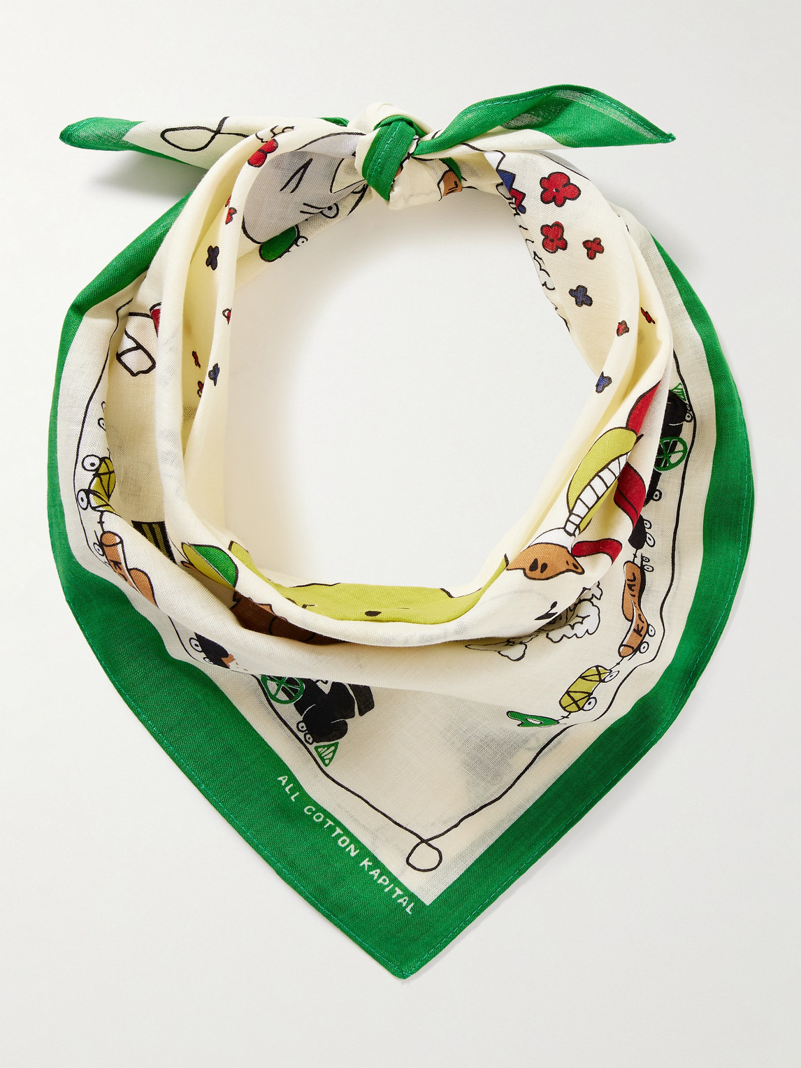 Shop Kapital Printed Cotton-voile Bandana
