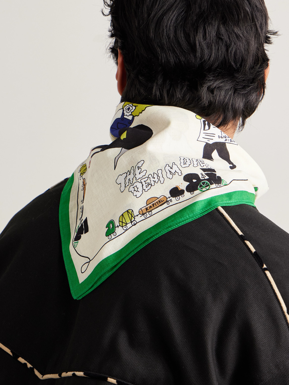 Shop Kapital Printed Cotton-voile Bandana
