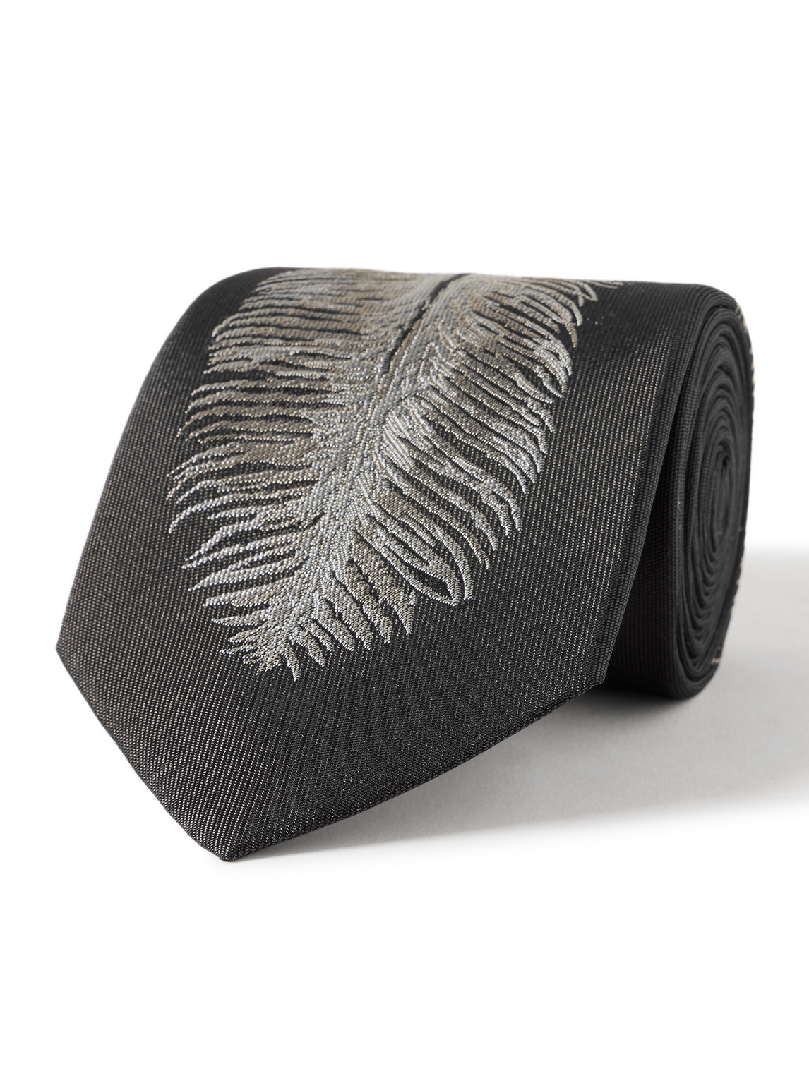 Kapital 8.5cm Silk-jacquard Tie In Black