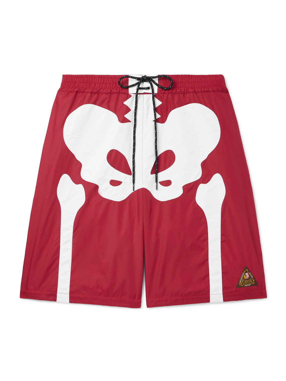 Straight-Leg Long-Length Panelled Swim Shorts