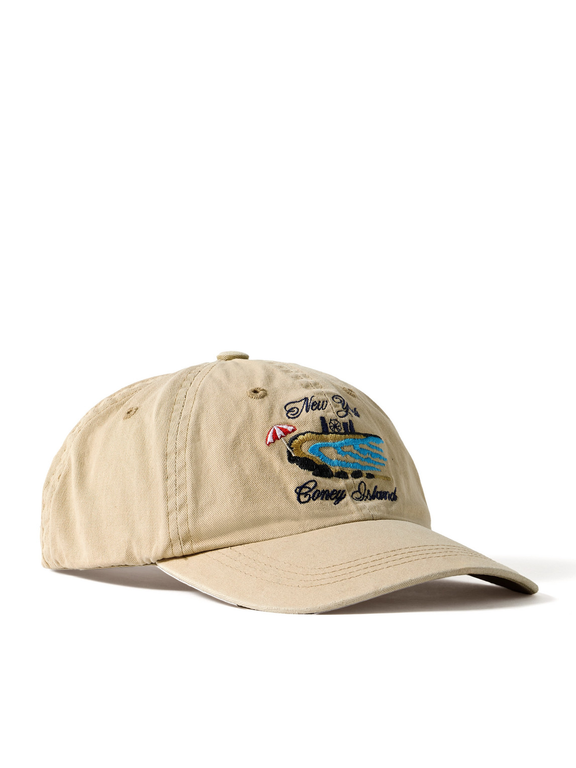Corridor Coney Island Embroidered Organic Cotton-twill Baseball Cap