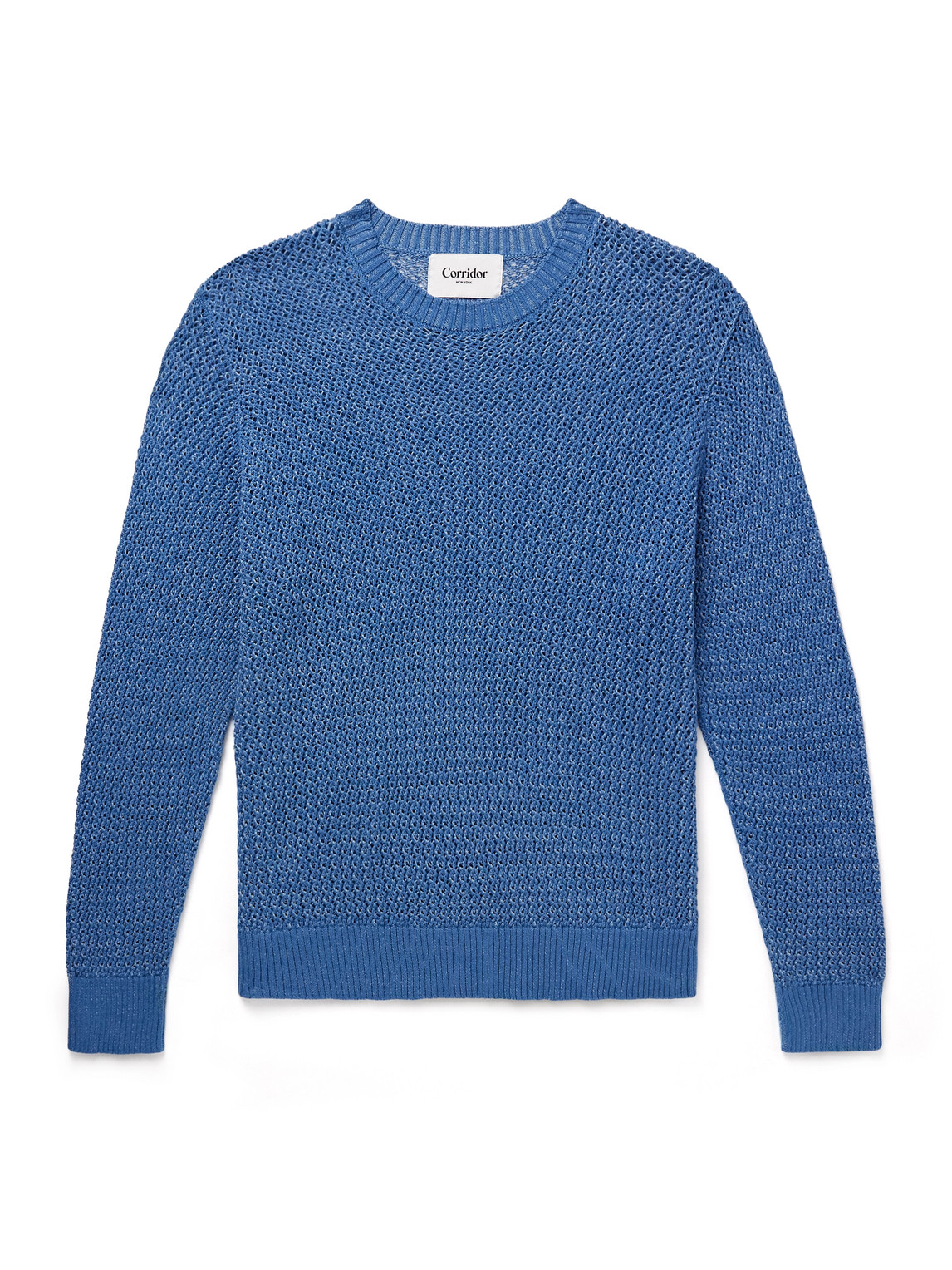 Open-Knit Pima Cotton Sweater