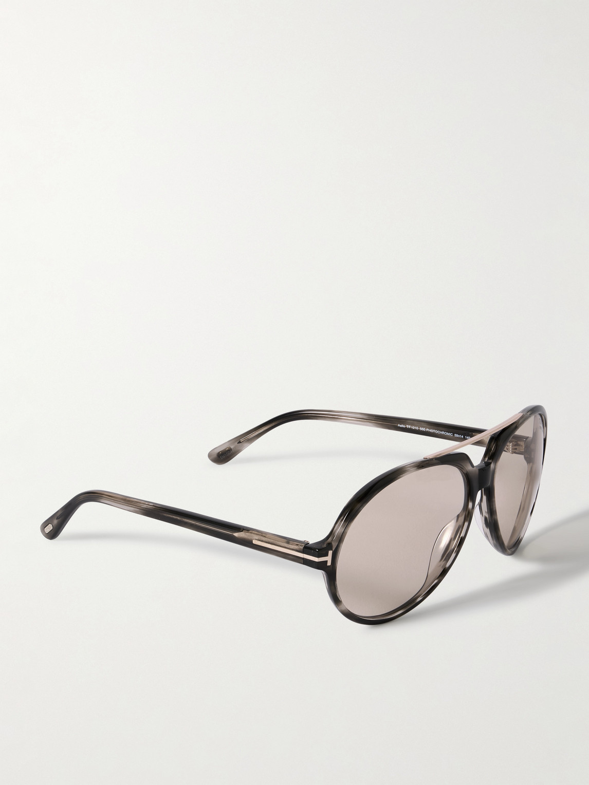Tom Ford Aalto Aviator-style Tortoiseshell Acetate Sunglasses In Tortoiseshell