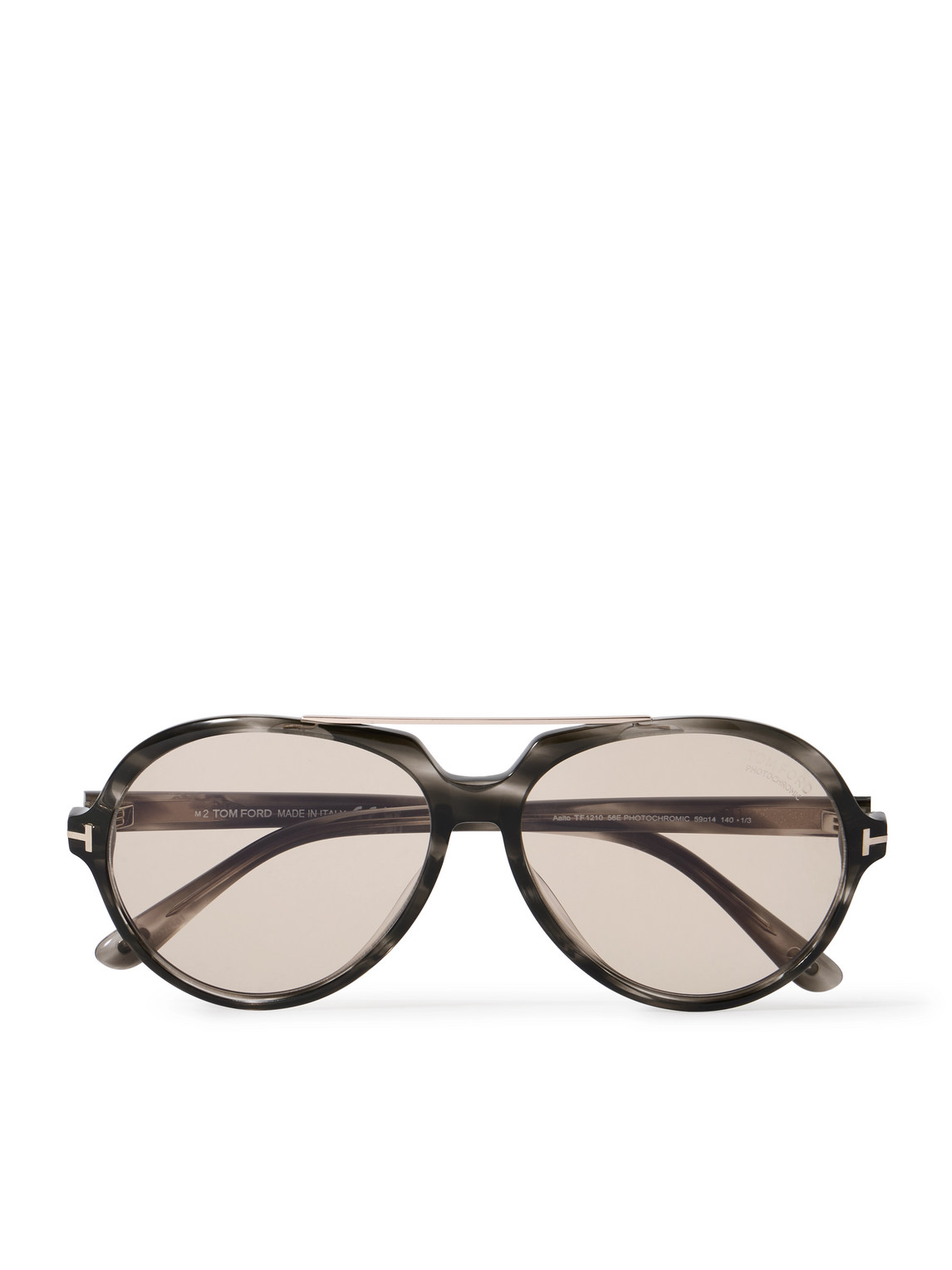 Tom Ford Aalto Aviator-style Tortoiseshell Acetate Sunglasses