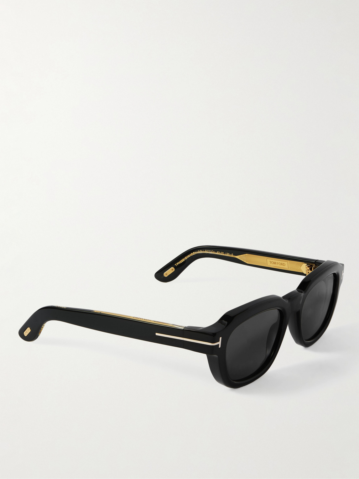 Tom Ford Icon D-frame Acetate Sunglasses In Black