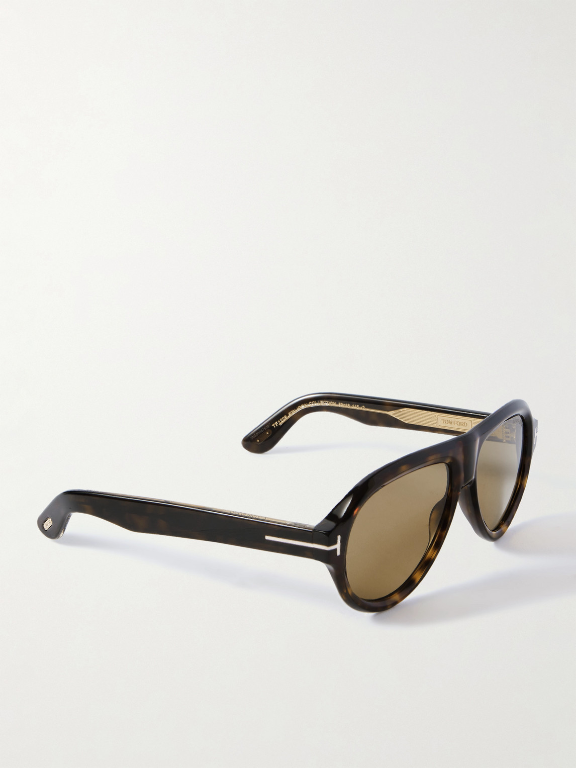 Tom Ford Icon Pilot Aviator-style Tortoiseshell Acetate Sunglasses In Tortoiseshell