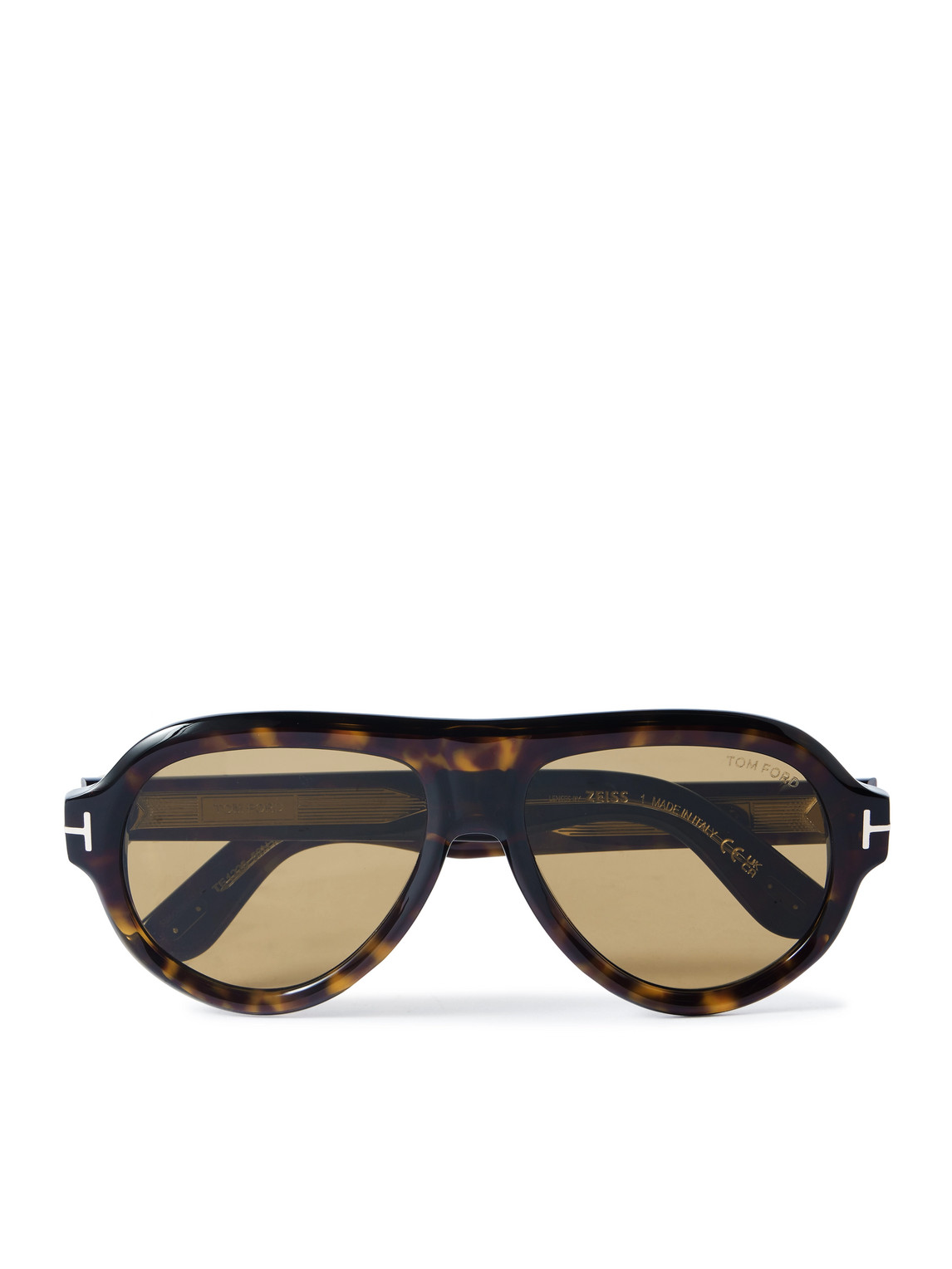 Tom Ford Icon Pilot Aviator-style Tortoiseshell Acetate Sunglasses